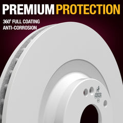 METRIX PREMIUM CHASSIS PARTS Disc Brake Rotor P/N:84880MF Fits: Hyundai Veloster 2019, Hyundai Veloster N 22-20