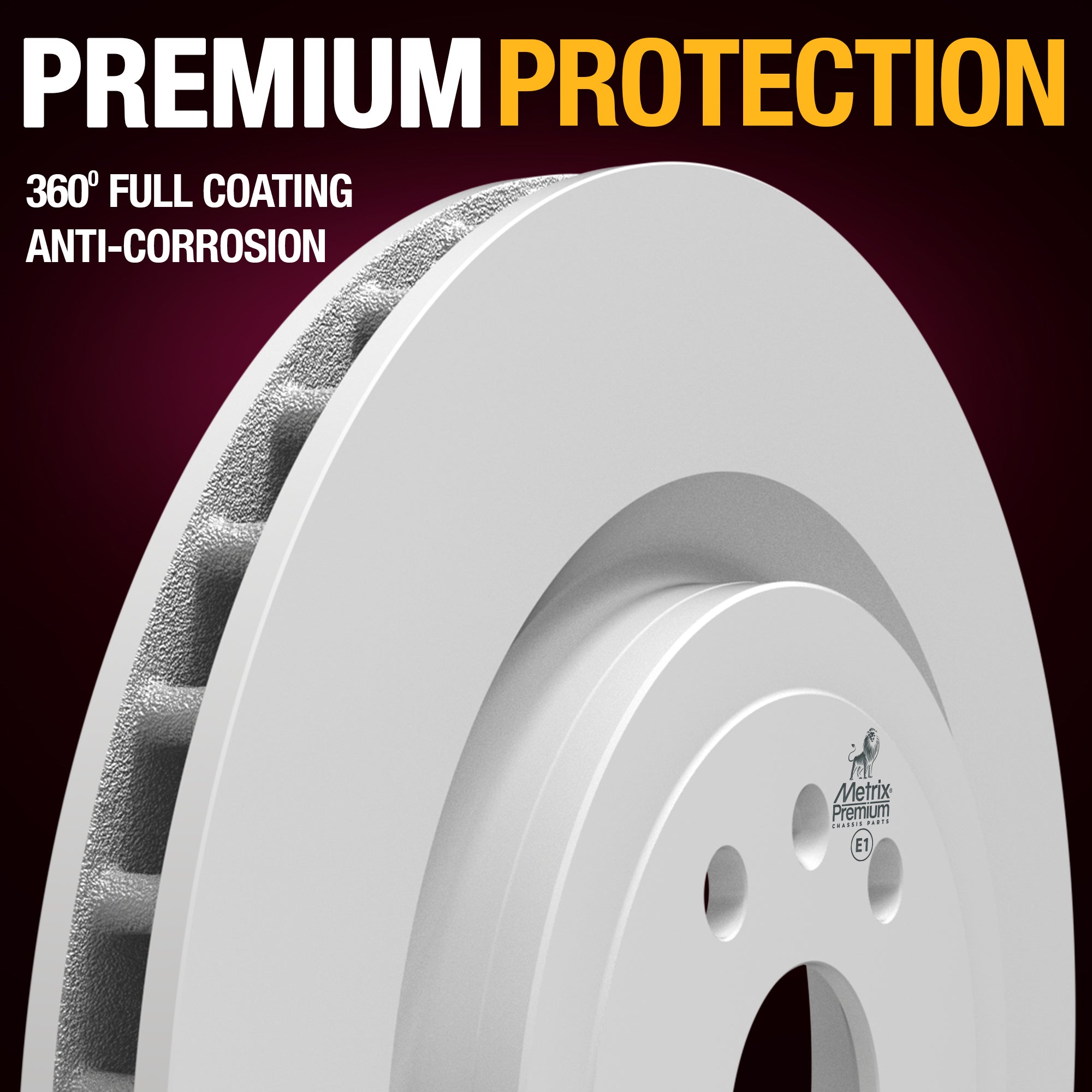 METRIX PREMIUM CHASSIS PARTS Disc Brake Rotor P/N:84926MF Fits: Cadillac Cts 15-09, Chevrolet Camaro 15-10