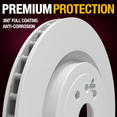 METRIX PREMIUM CHASSIS PARTS Disc Brake Rotor P/N:84926MF Fits: Cadillac Cts 15-09, Chevrolet Camaro 15-10