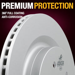 Metrix Premium Rear Disc Brake Rotor Kit 92444MT suspension steering brake parts