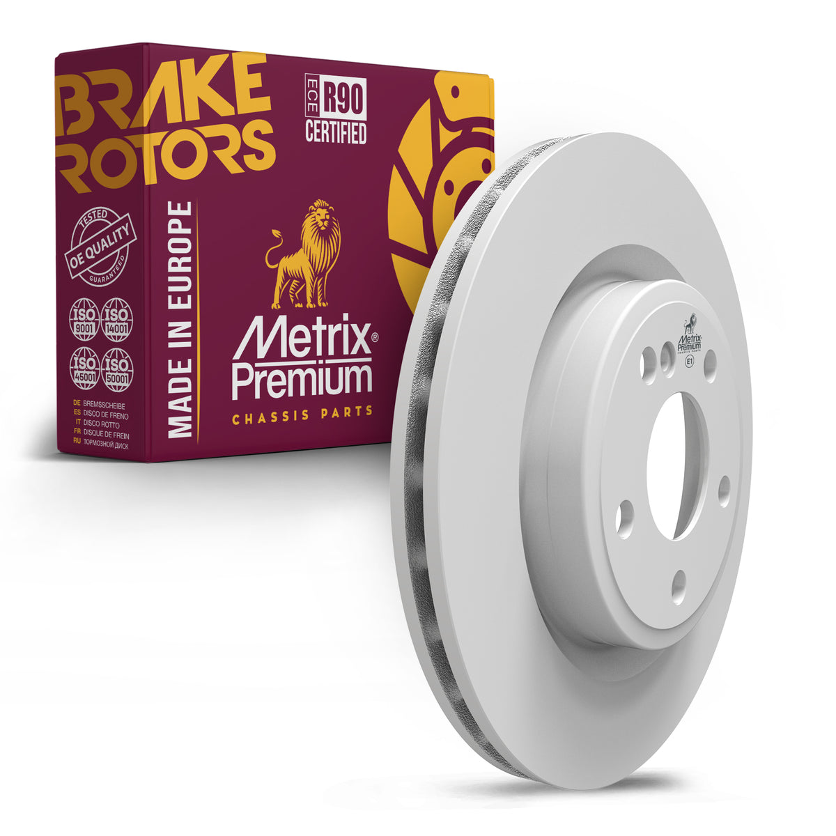 METRIX PREMIUM CHASSIS PARTS Disc Brake Rotor P/N:84958MF Fits: Mercedes-benz Cla250 18-14
