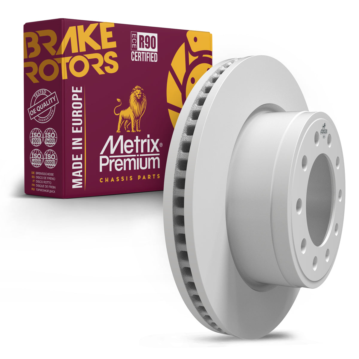 Metrix Premium Chassis Parts Front Disc Brake Rotor 84973MF OEM fit auto parts