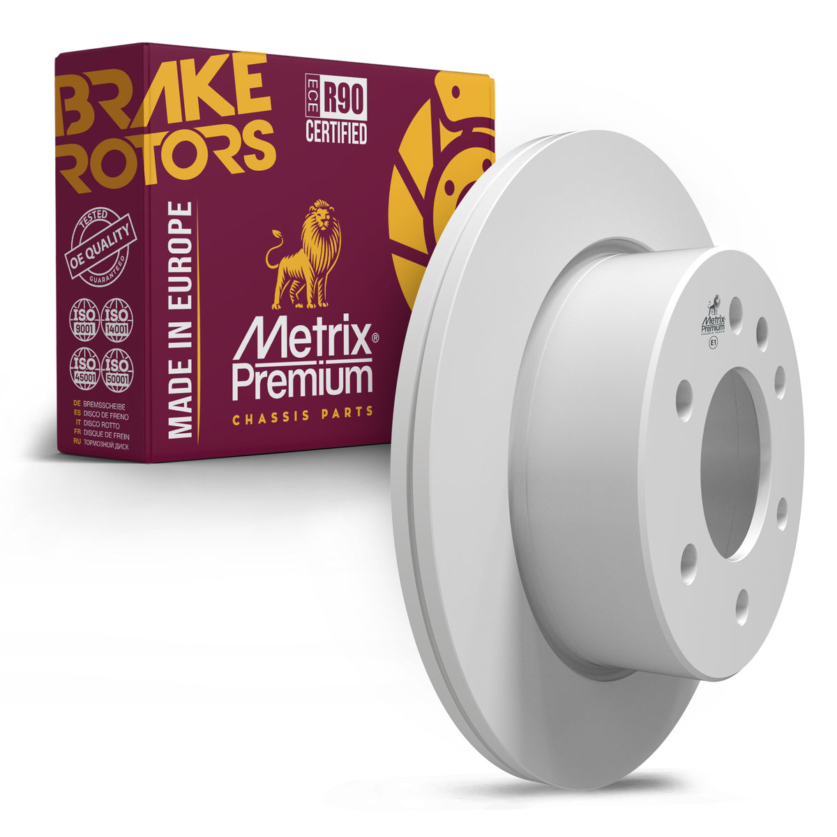 METRIX PREMIUM CHASSIS PARTS Disc Brake Rotor P/N:85043MF Fits: Freightliner Sprinter 2500 20-19, Freightliner Sprinter 3500 20-19, Mercedes-benz Sprinter 1500 23-19, Mercedes-benz Sprinter 2500 23-19, Mercedes-benz Sprinter 3500 23-19
