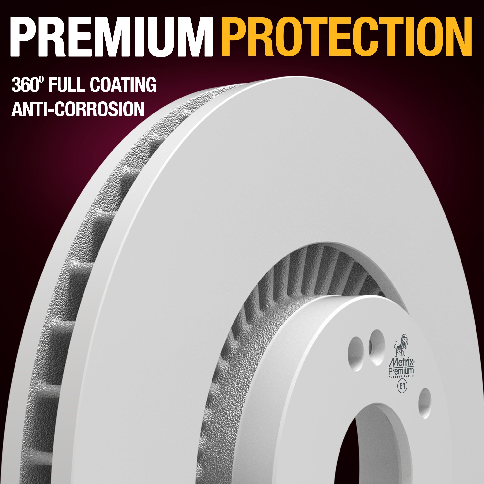 Metrix Premium Chassis Parts Front Disc Brake Rotor Kit 91742MT suspension steering brake parts