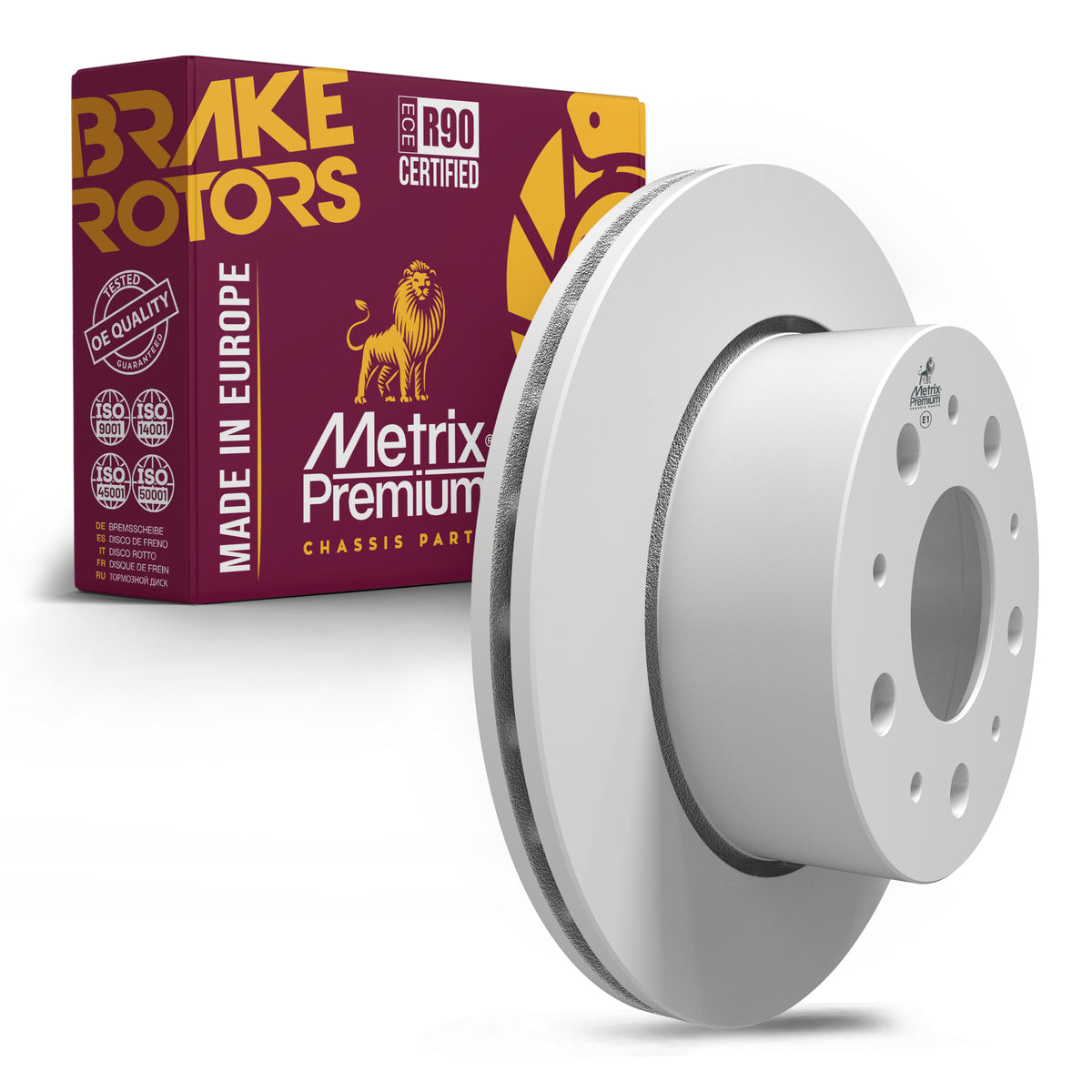 METRIX PREMIUM CHASSIS PARTS Disc Brake Rotor P/N:85082MF Fits: Ram Promaster 1500 21-14, Ram Promaster 2500 21-14, Ram Promaster 3500 21-14