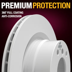 METRIX PREMIUM CHASSIS PARTS Disc Brake Rotor P/N:85143MF Fits: BMW 128i 13-08