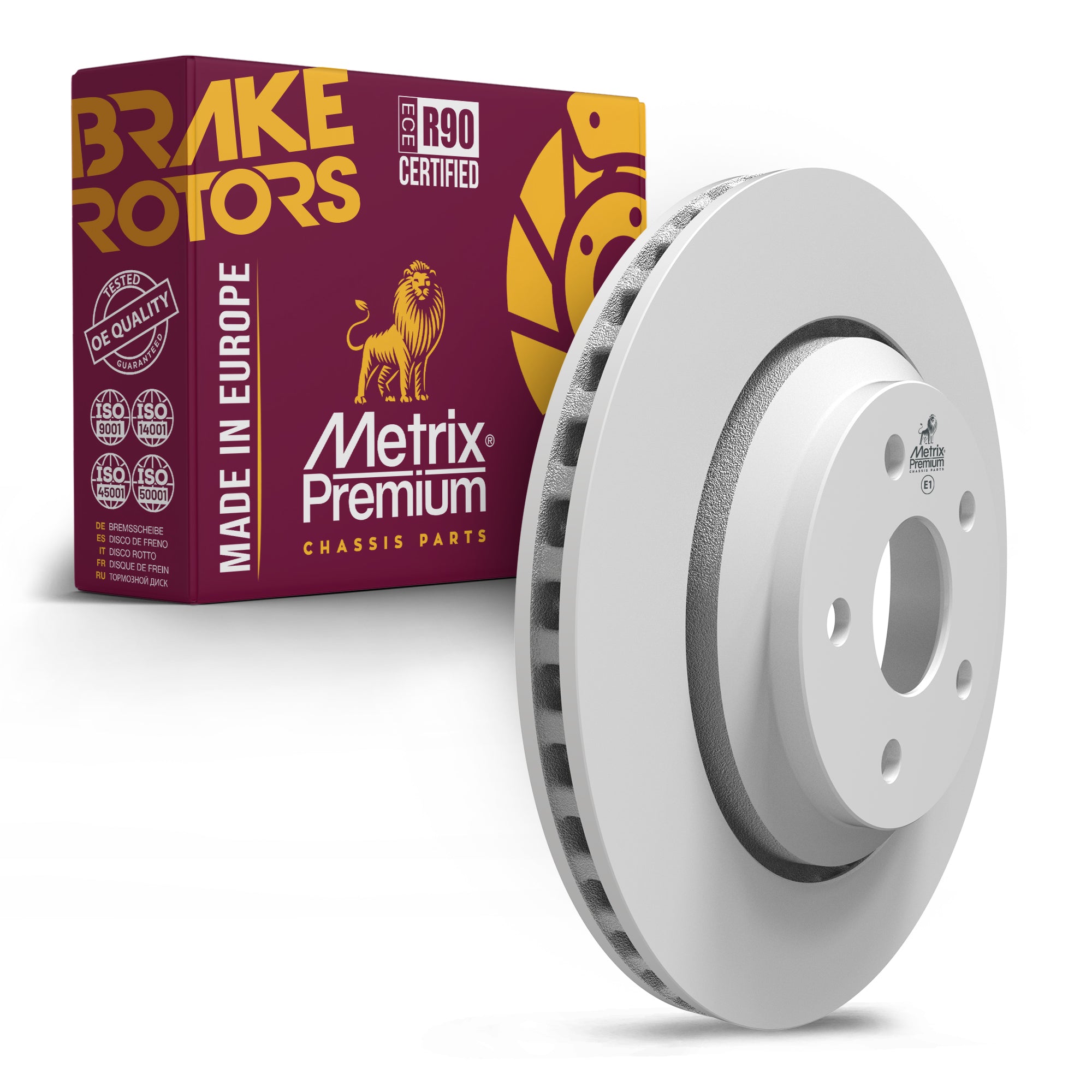 Metrix Premium Chassis Parts Rear Disc Brake Rotor 85155MF OEM fit auto parts