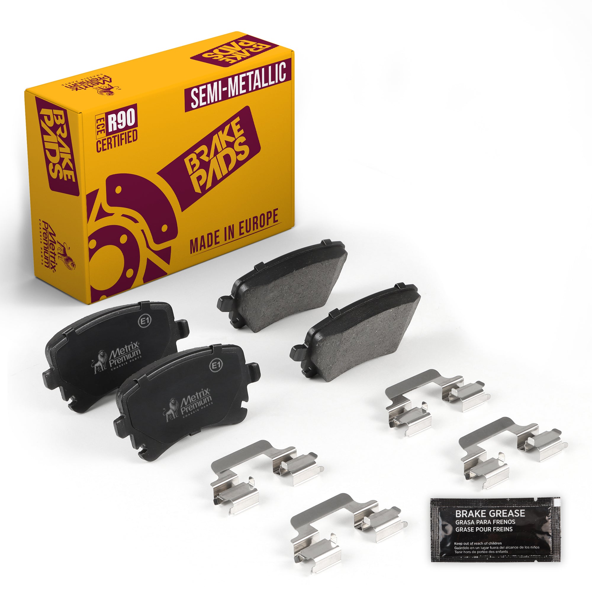 Metrix Premium Chassis Parts Rear Disc Brake Pad Set 93359MS OEM fit auto parts