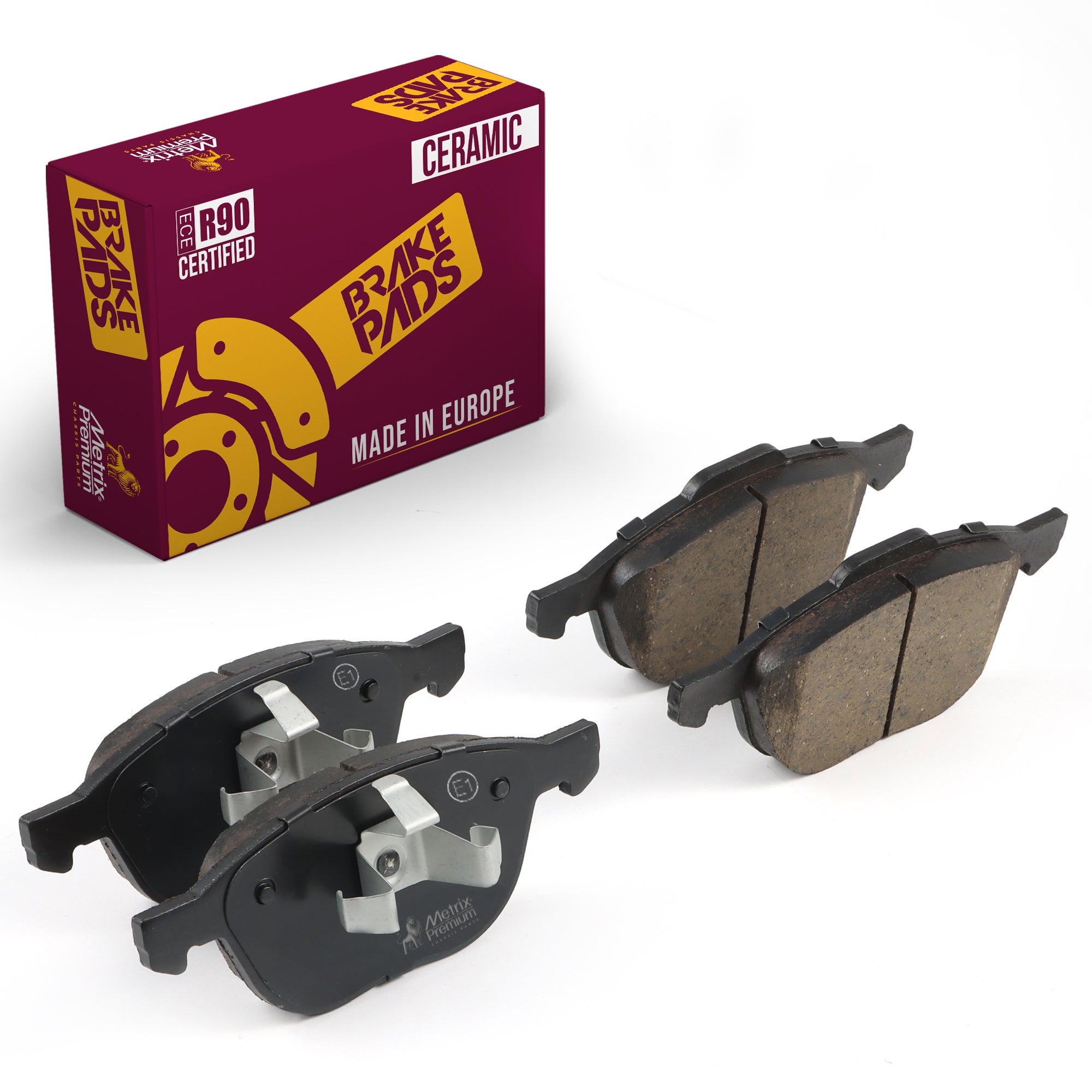 Metrix Premium Front Disc Brake Pad Set 93375MC OEM fit auto parts
