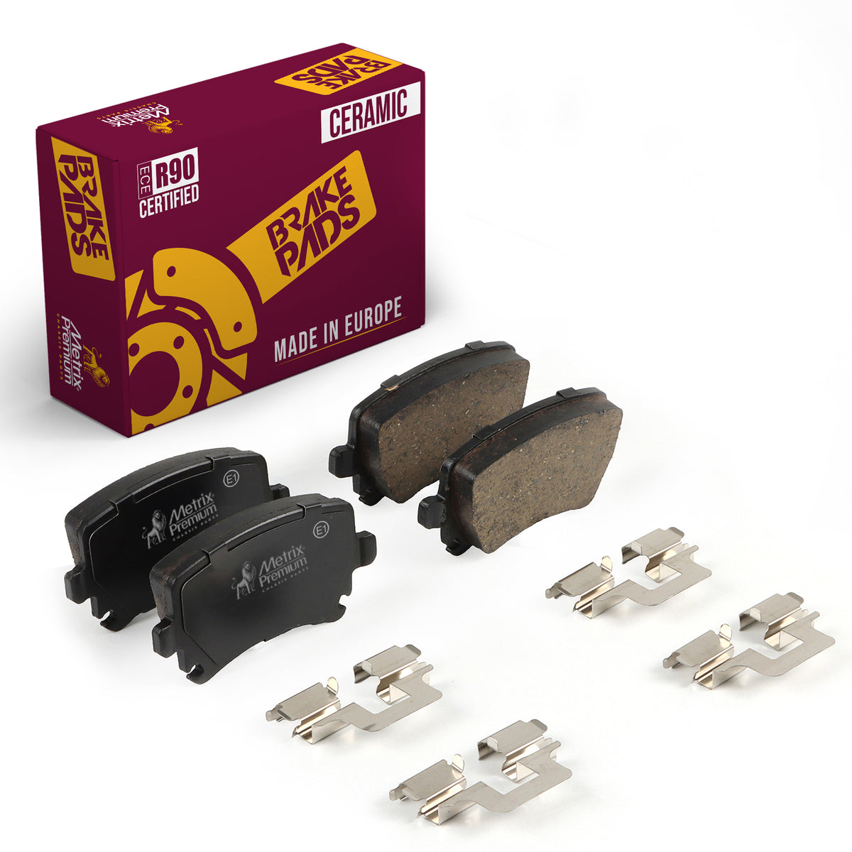 Metrix Premium Rear Disc Brake Pad Set 93381MC OEM fit auto parts