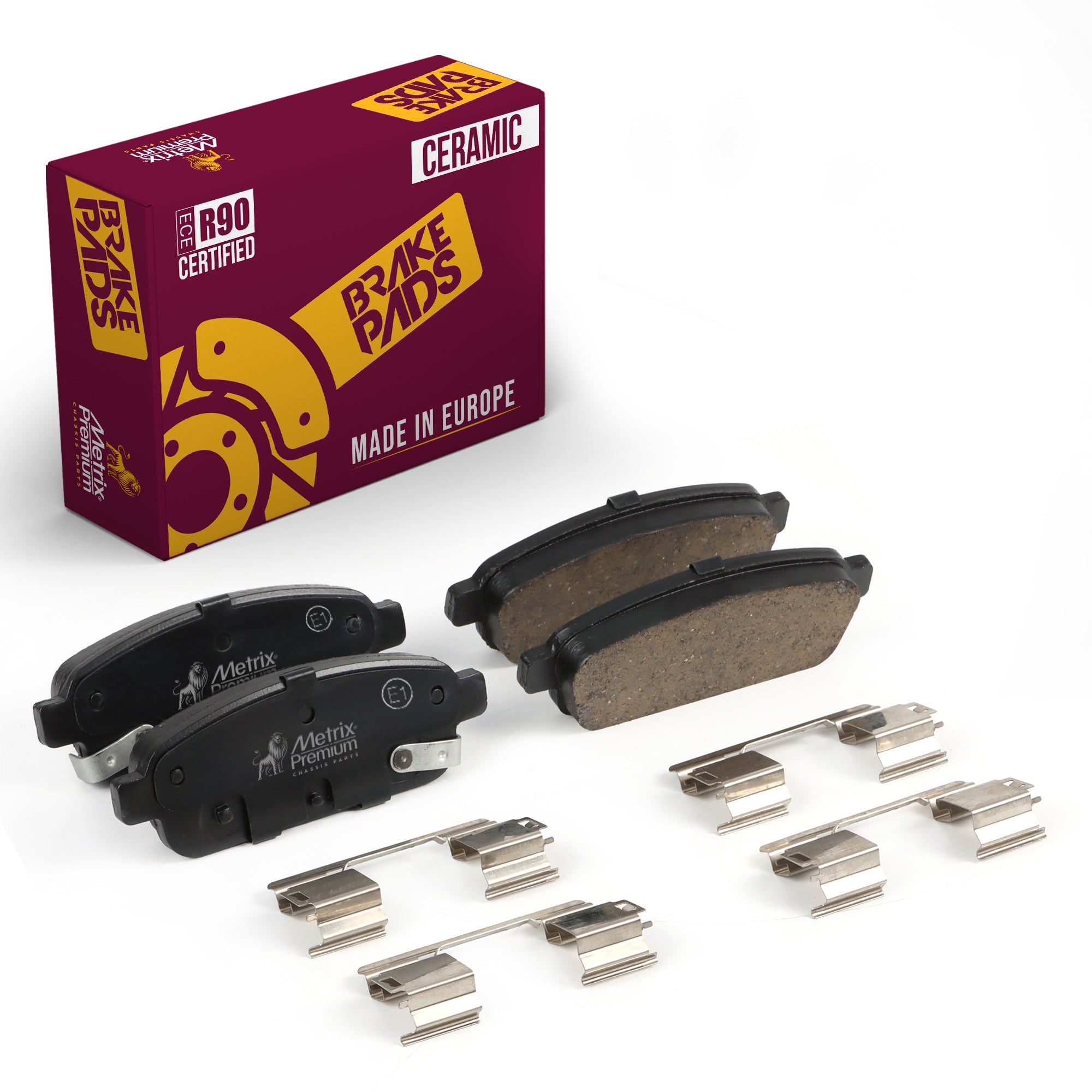 Metrix Premium Rear Disc Brake Pad Set 93409MC OEM fit auto parts