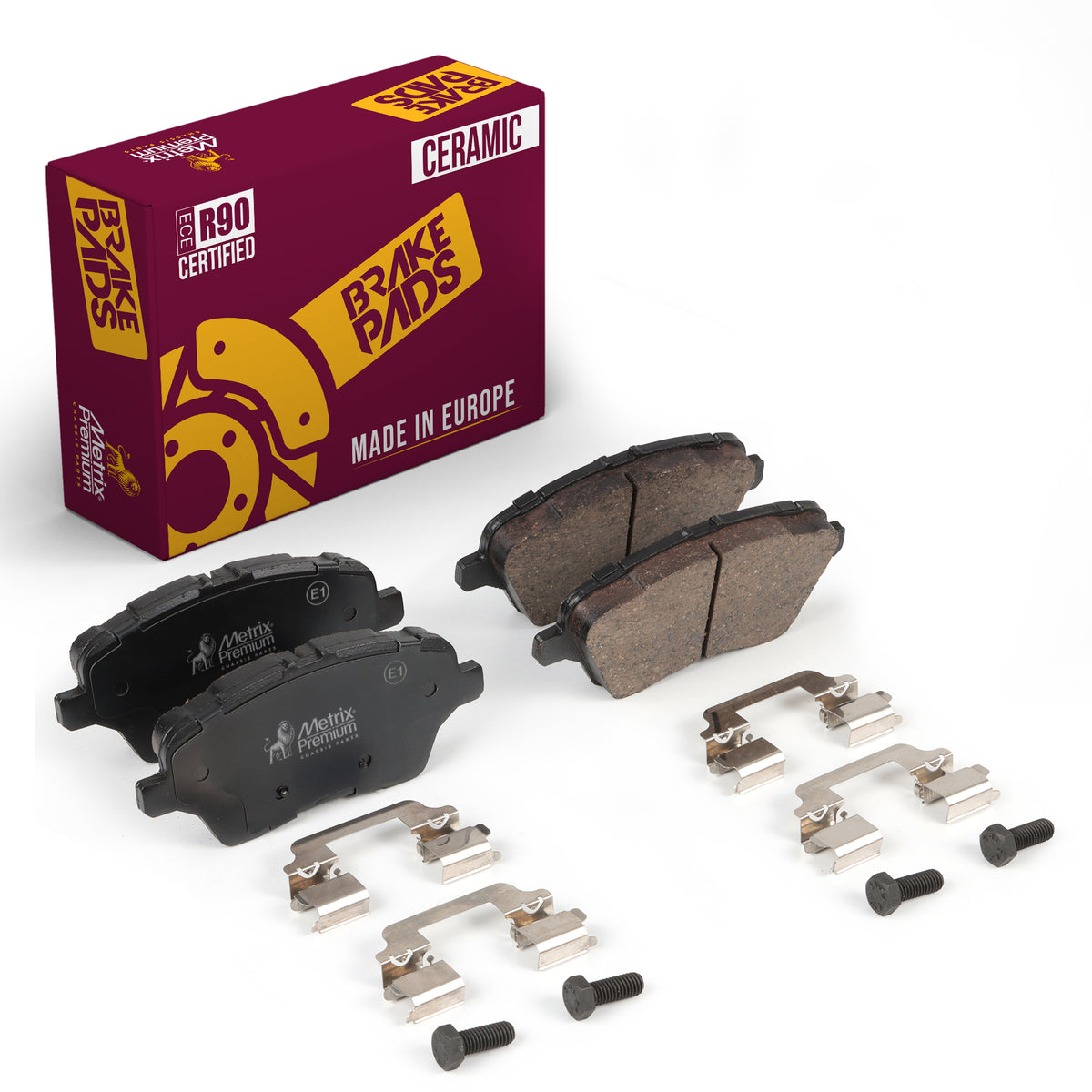 Metrix Premium Chassis Parts Front Disc Brake Pad Set 93411MC for FORD
