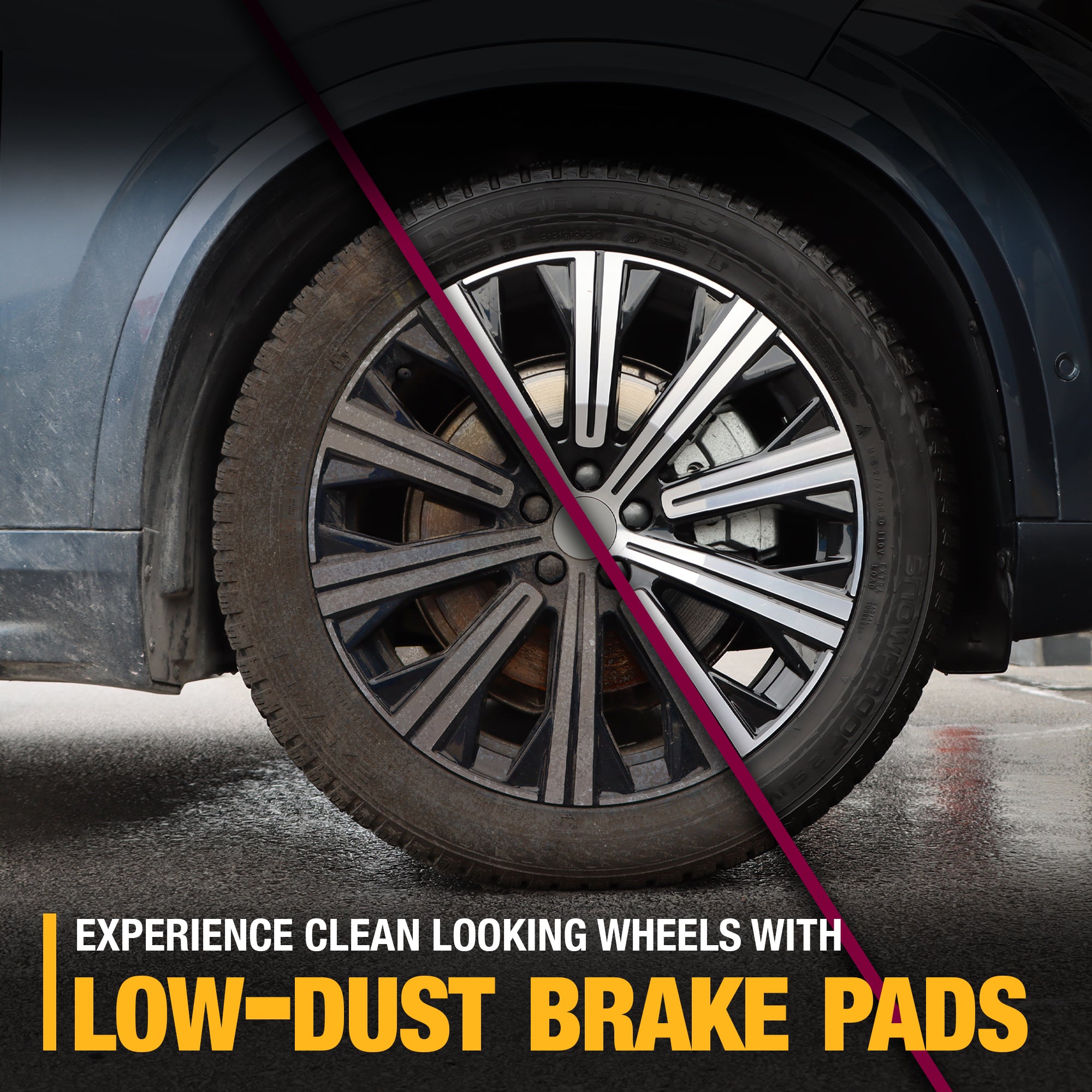 premium stainless-steel hardware (included for select applications), these pads reduce vibration, minimize noise, and improve driving comfort. The OE fit ensures easy installation