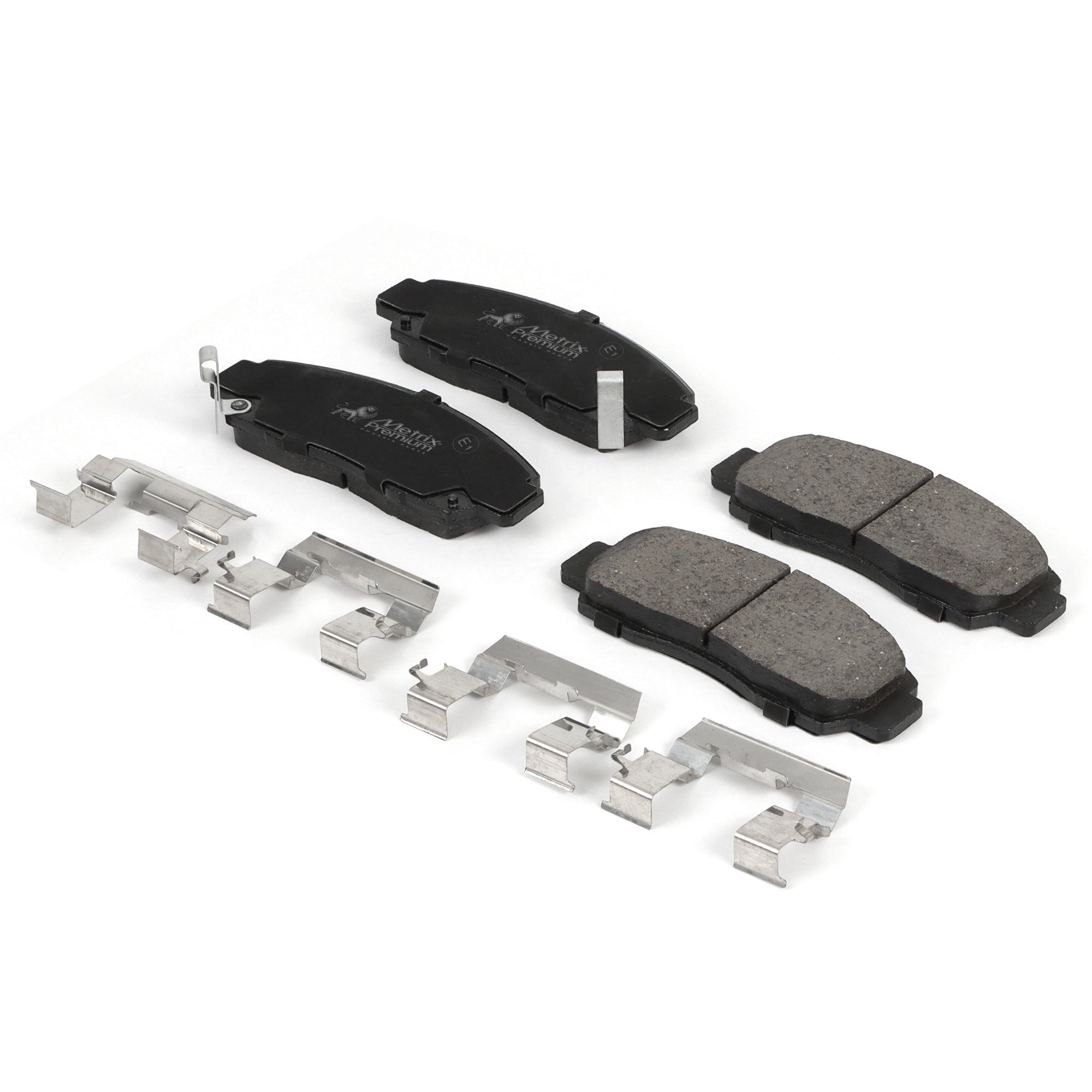 premium stainless-steel hardware (included for select applications), our brake pads reduce vibration, minimize noise, and improve heat dissipation for enhanced durability. Engineered for all conditions, we deliver smooth and reliable braking in all conditions.