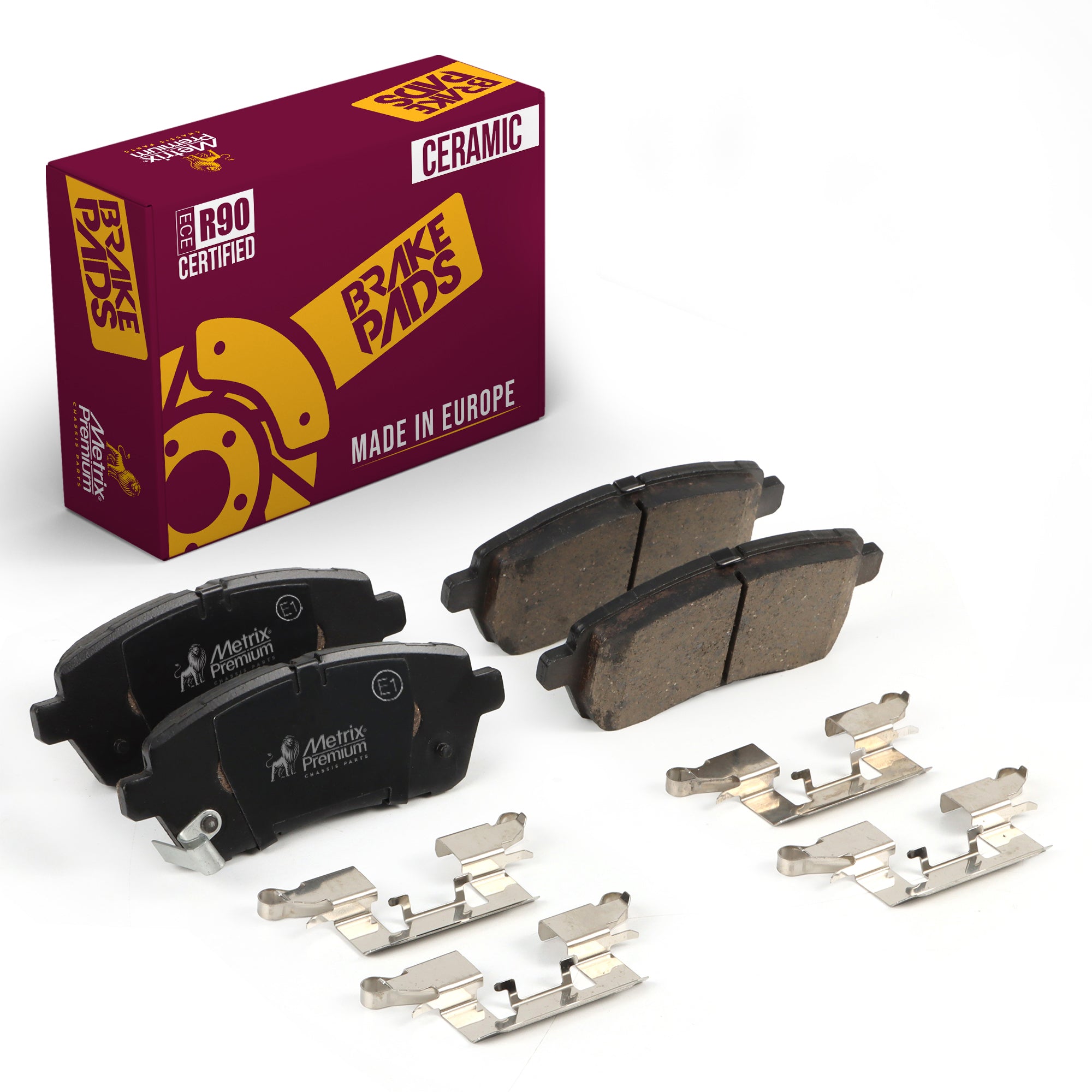 Metrix Premium Front Disc Brake Pad Set 93425MC OEM fit auto parts