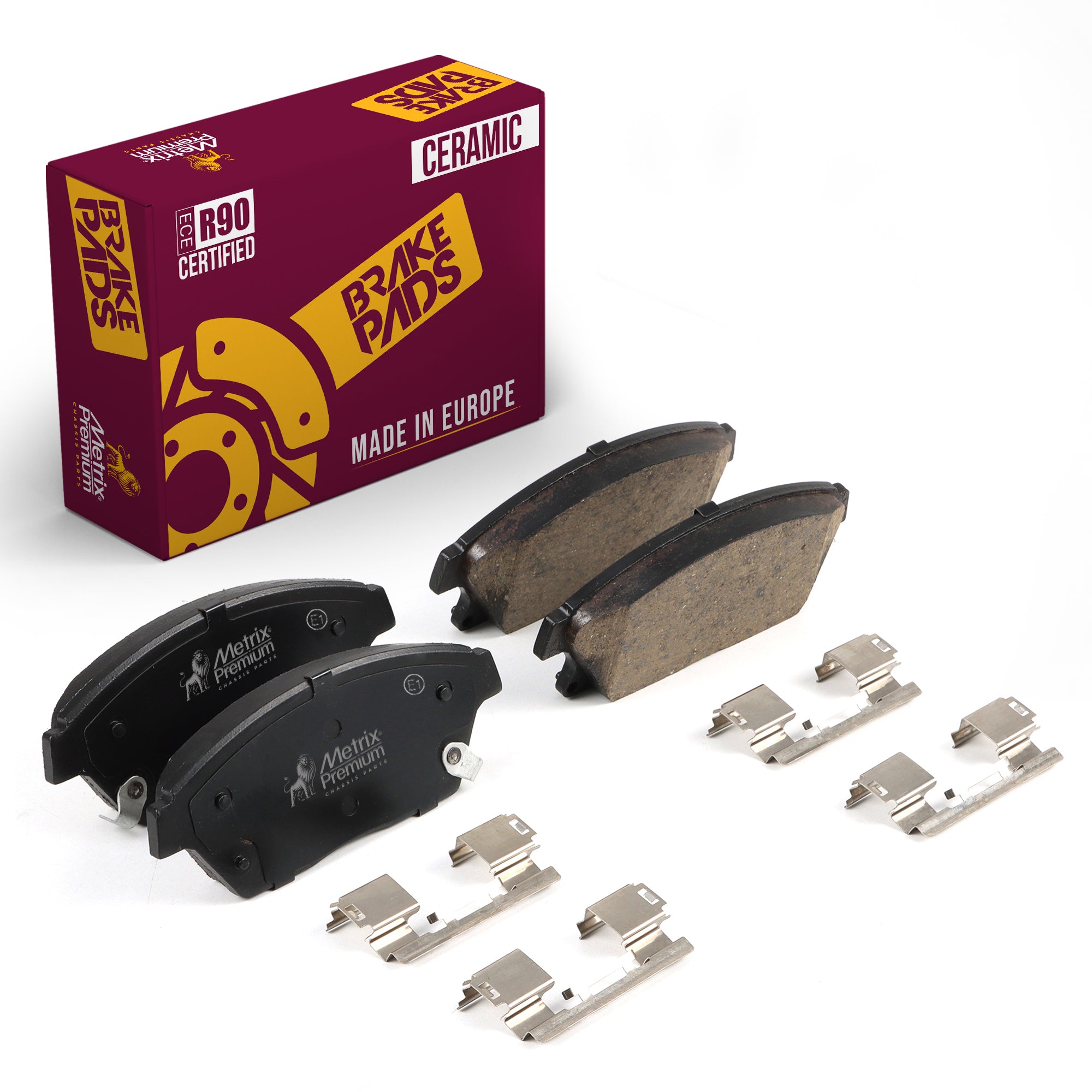 Metrix Premium Front Disc Brake Pad Set 93427MC OEM fit auto parts
