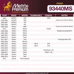 Metrix Premium Chassis Parts  suspension steering brake parts