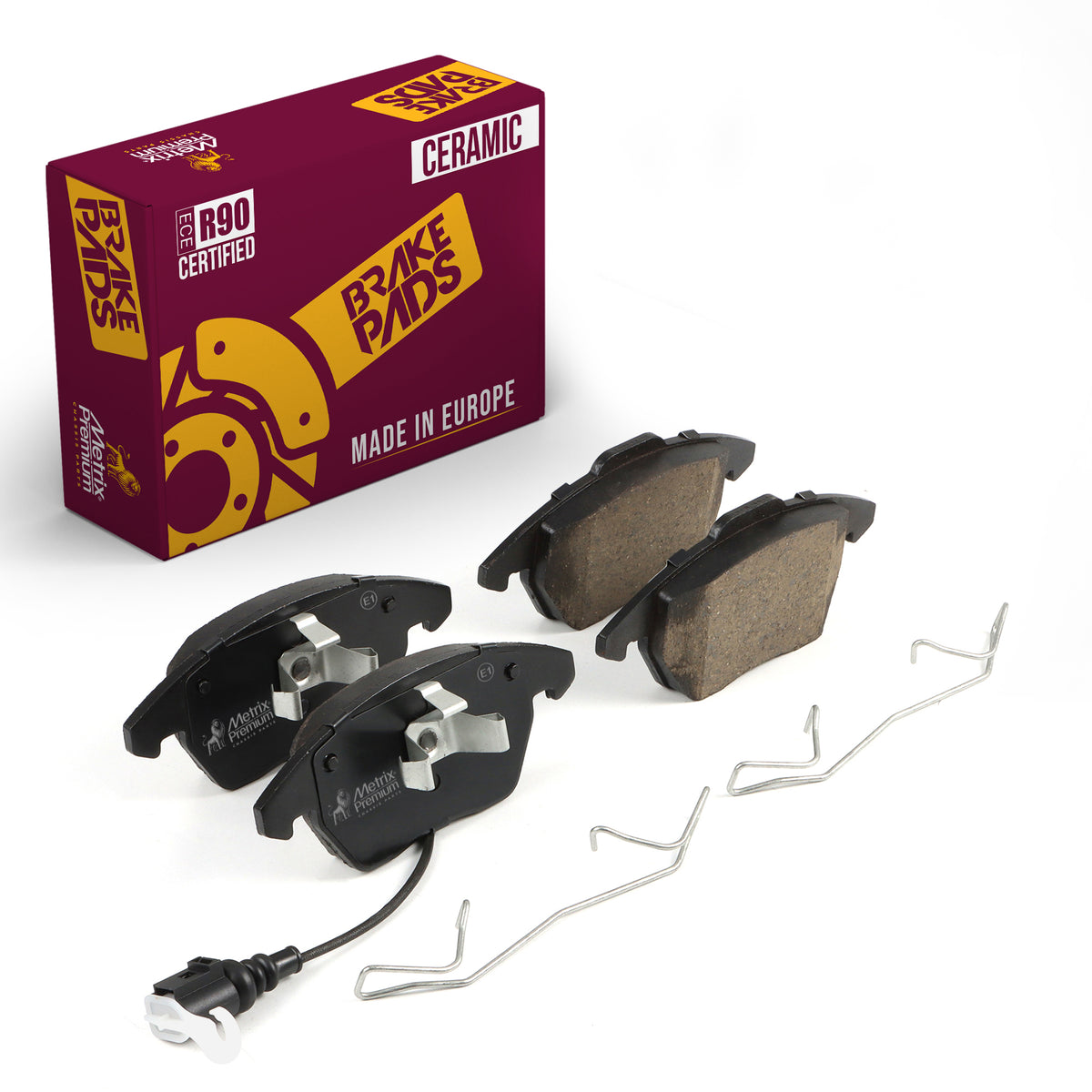 Metrix Premium Front Disc Brake Pad Set 93462MC OEM fit auto parts