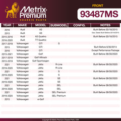Metrix Premium Chassis Parts  suspension steering brake parts