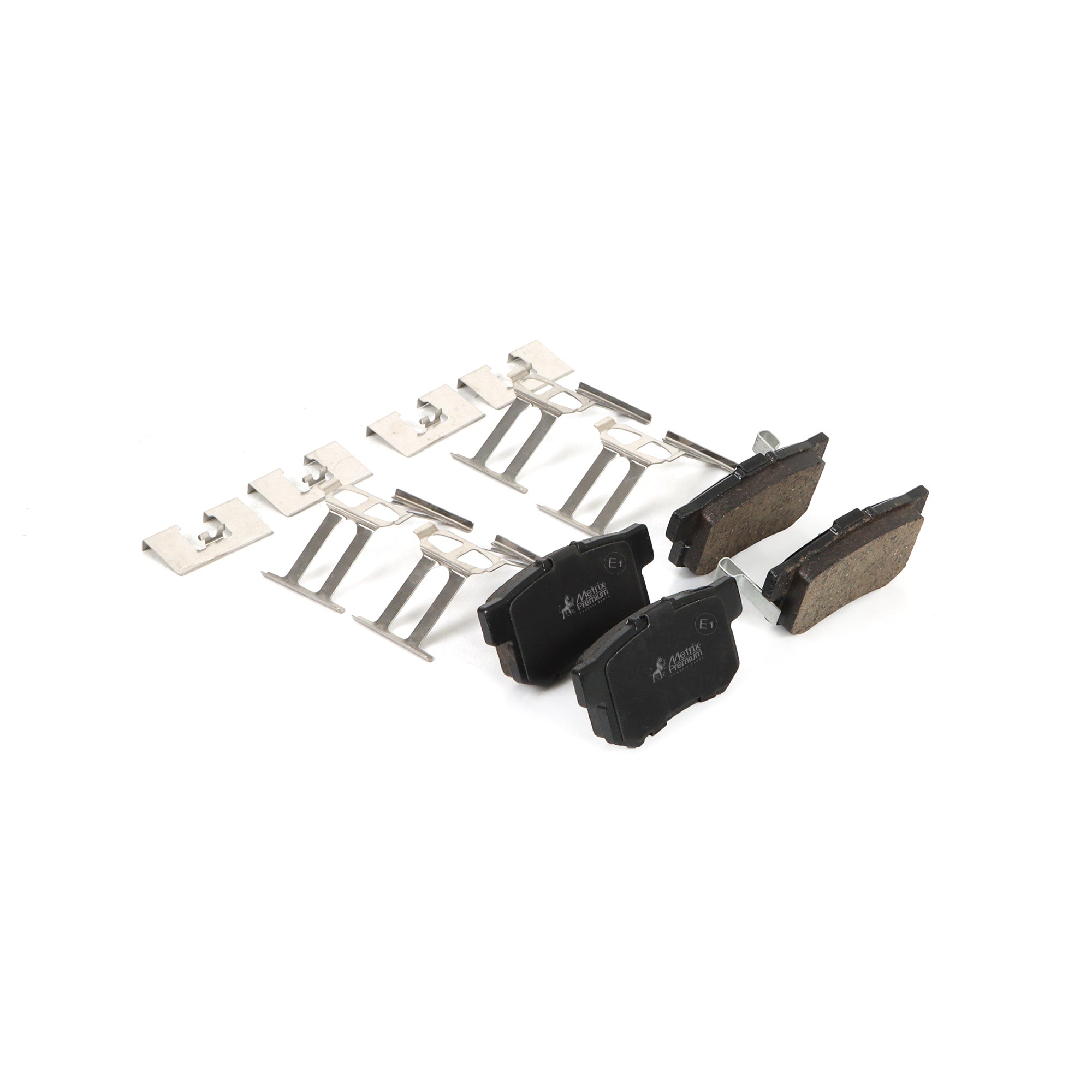 premium stainless-steel hardware (included for select applications), these pads reduce vibration, minimize noise, and improve driving comfort. The OE fit ensures easy installation