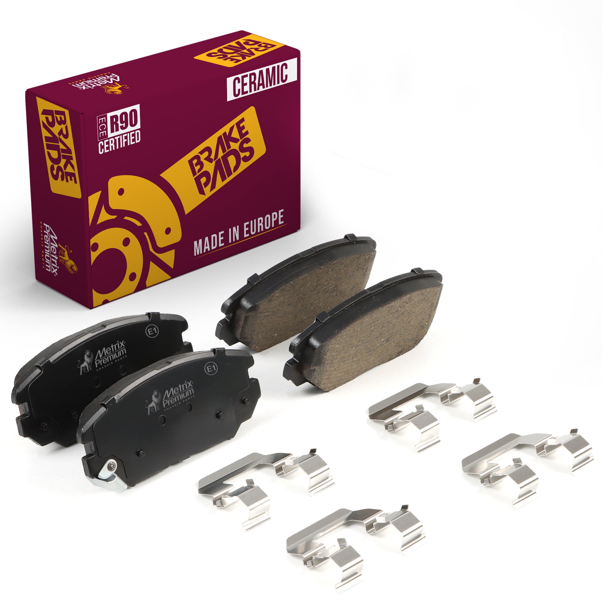 Metrix Premium Front Disc Brake Pad Set 93502MC OEM fit auto parts