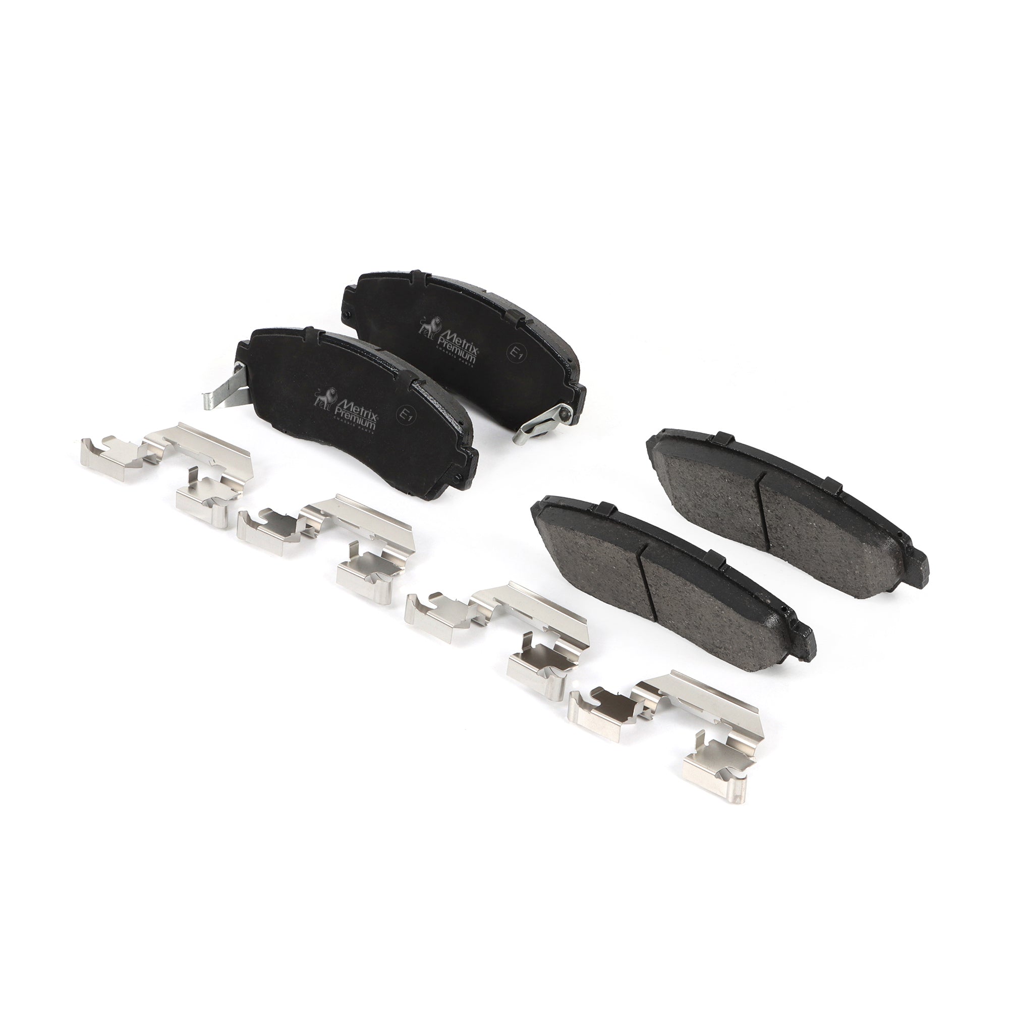 premium stainless-steel hardware (included for select applications), our brake pads reduce vibration, minimize noise, and improve heat dissipation for enhanced durability. Engineered for all conditions, we deliver smooth and reliable braking in all conditions.