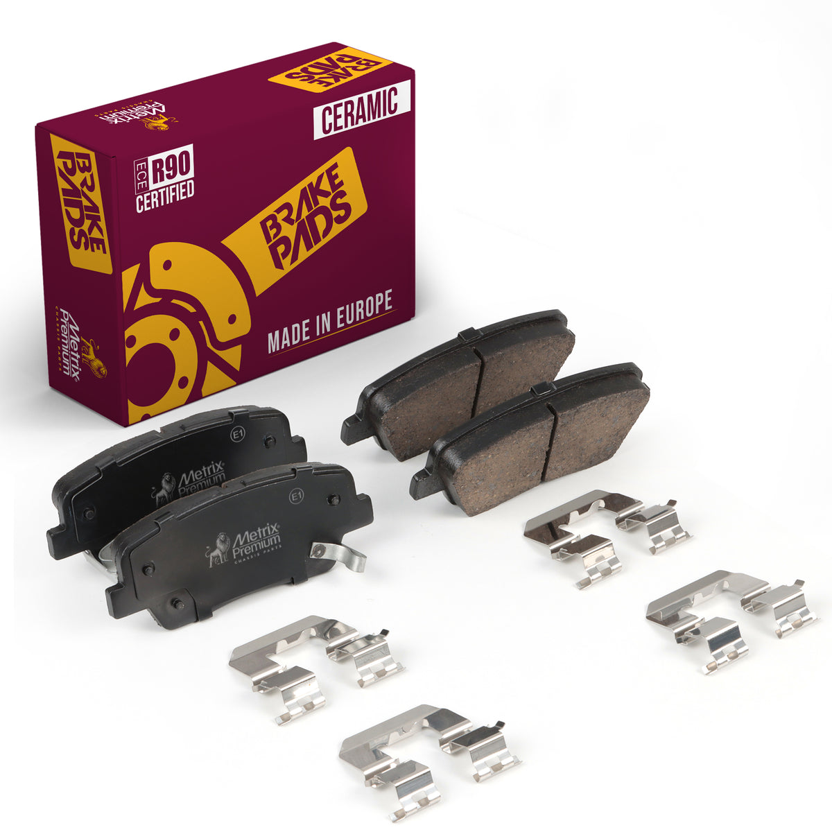 Metrix Premium Chassis Parts Rear Disc Brake Pad Set 93557MC for HYUNDAI, KIA