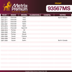 Metrix Premium Chassis Parts  suspension steering brake parts
