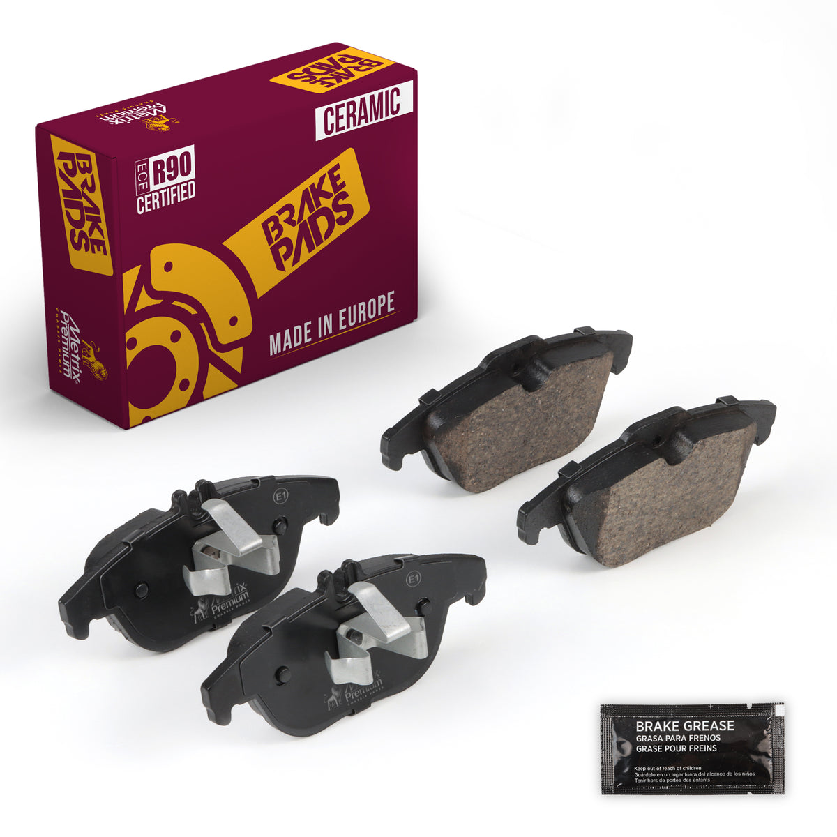 Metrix Premium Rear Disc Brake Pad Set 93583MC OEM fit auto parts