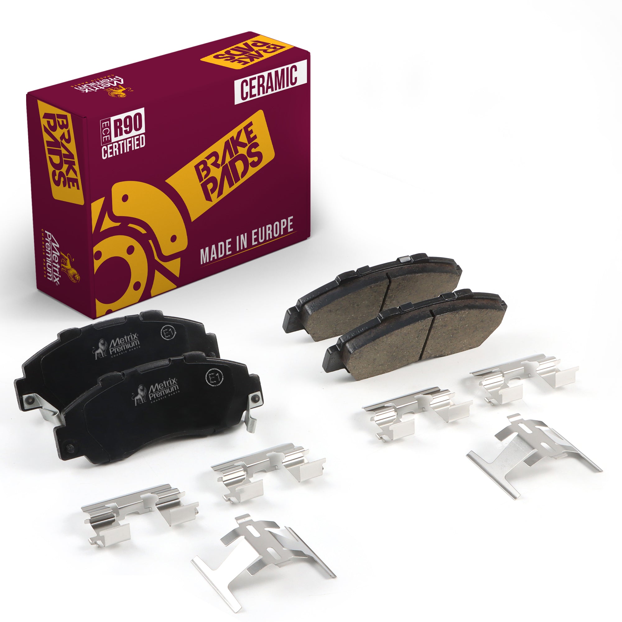 Metrix Premium Front Disc Brake Pad Set 93625MC OEM fit auto parts
