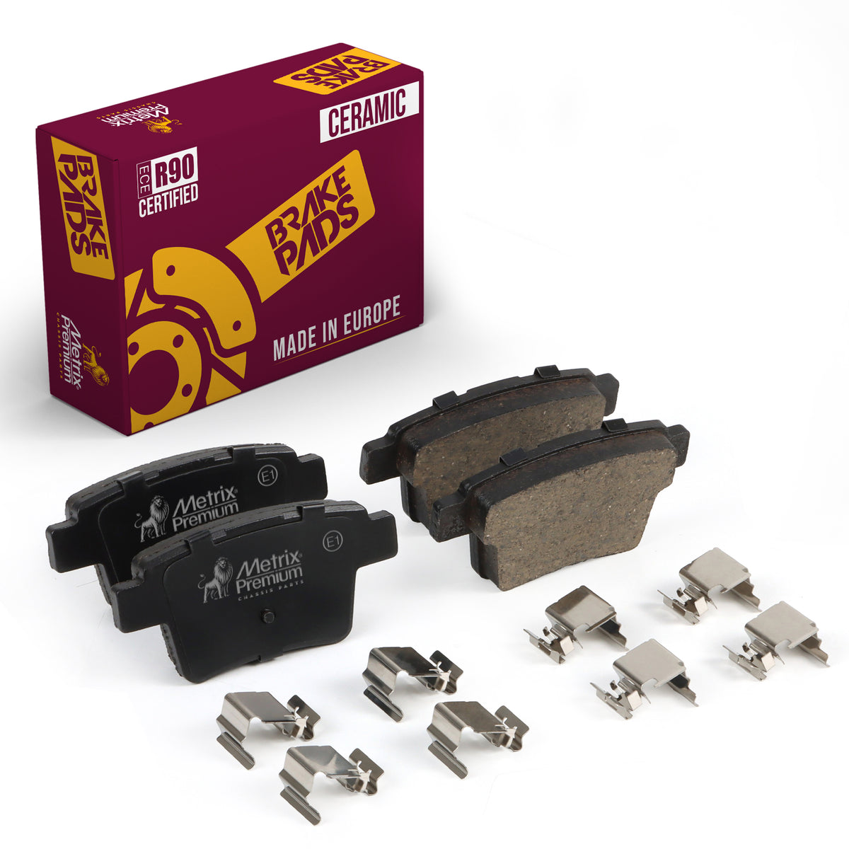 Metrix Premium Rear Disc Brake Pad Set 93636MC OEM fit auto parts