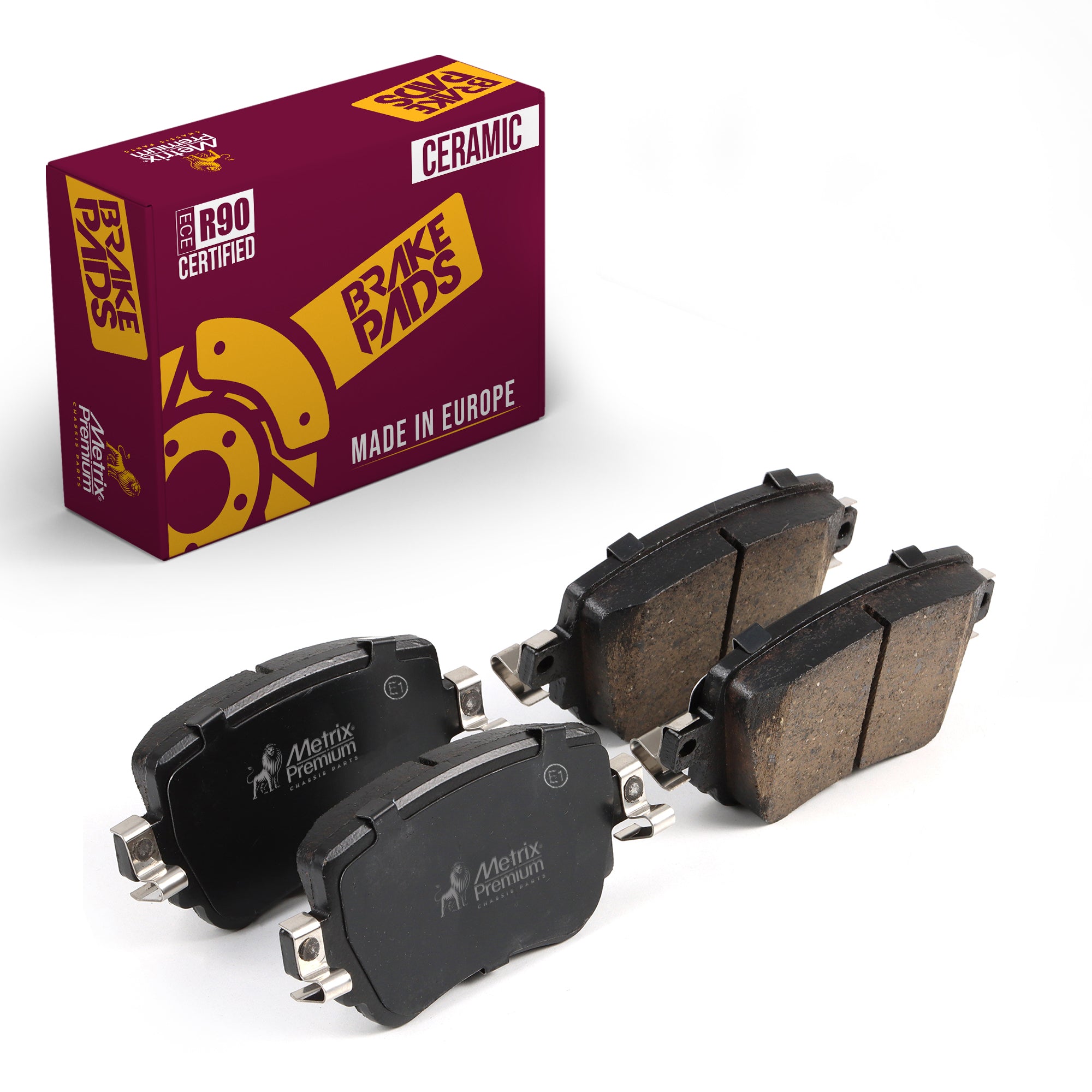 Metrix Premium Rear Disc Brake Pad Set 93652MC OEM fit auto parts