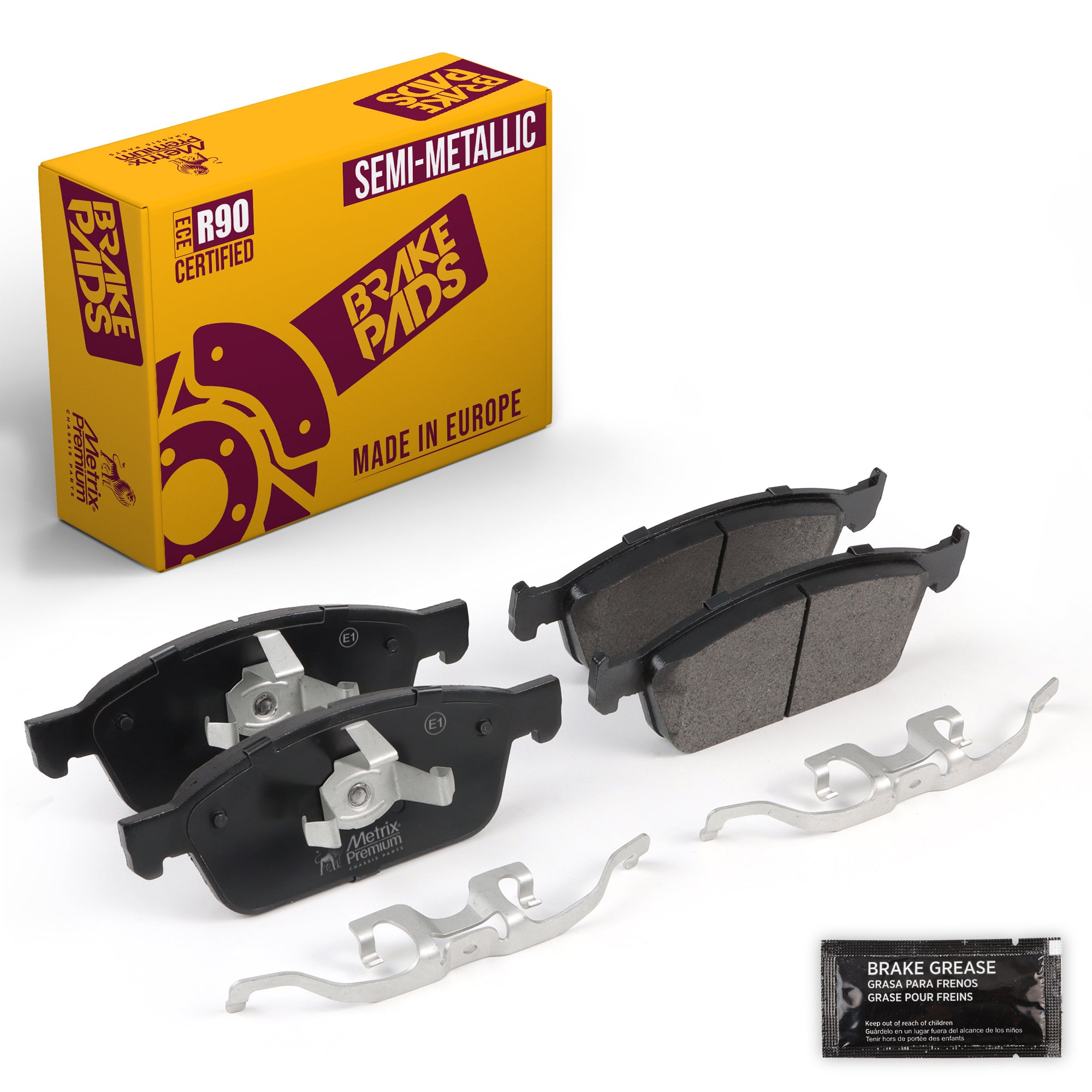 Metrix Premium Front Disc Brake Pad Set 93694MS OEM fit auto parts