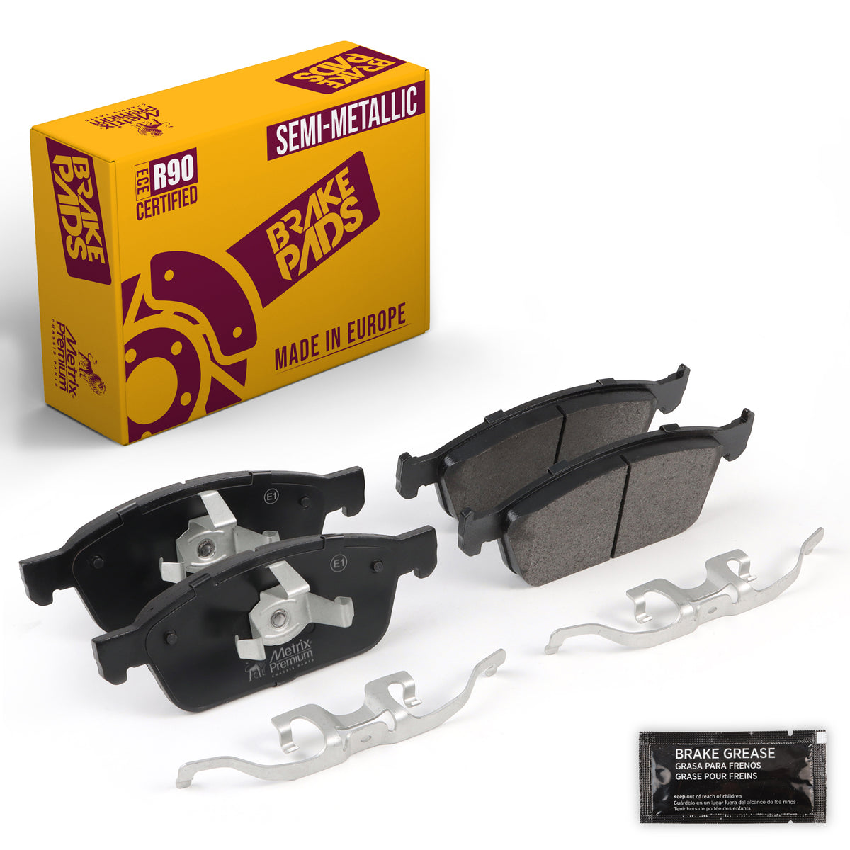 Metrix Premium Front Disc Brake Pad Set 93694MS OEM fit auto parts