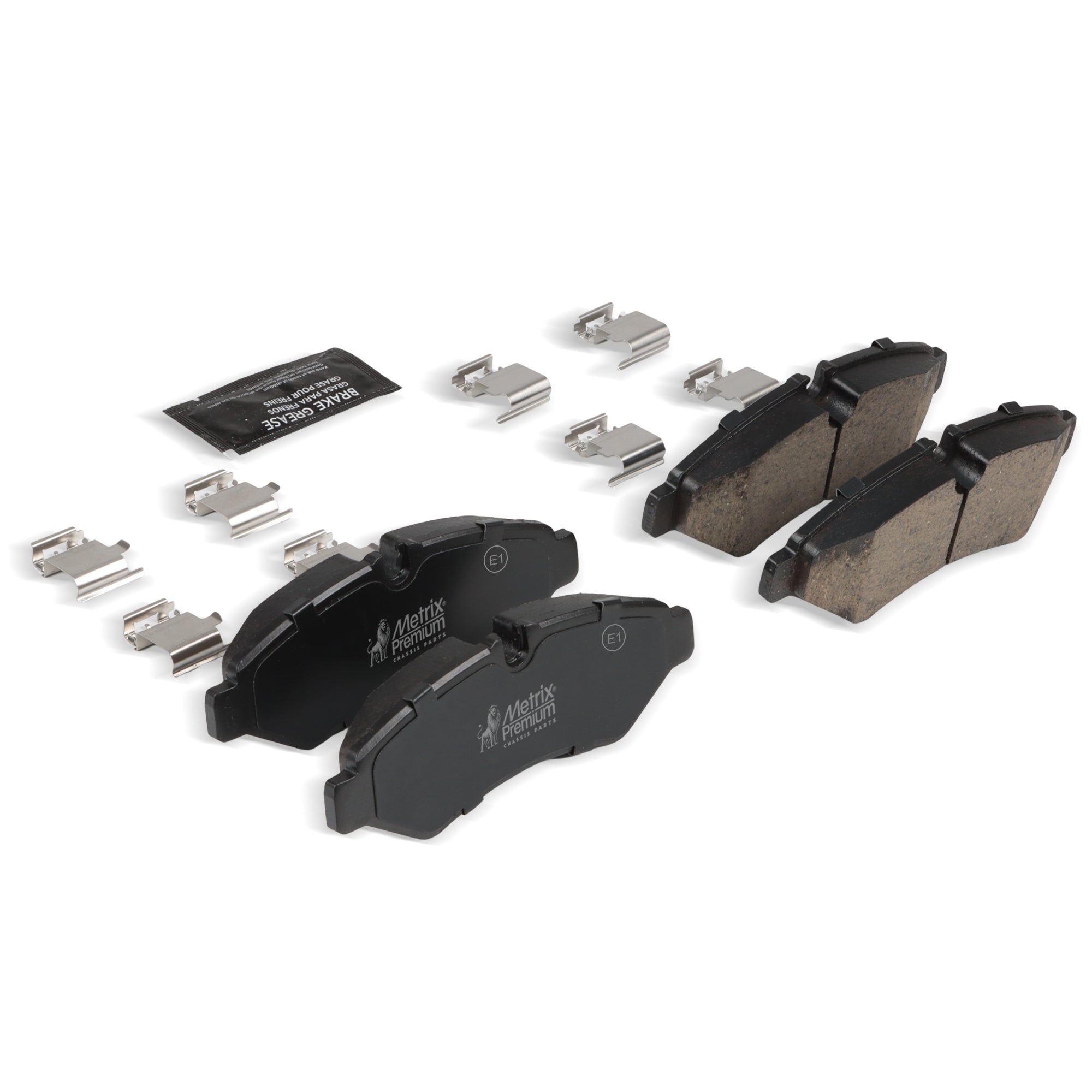 Metrix Premium Rear Disc Brake Pad Set 93706MC OE fit chassis parts