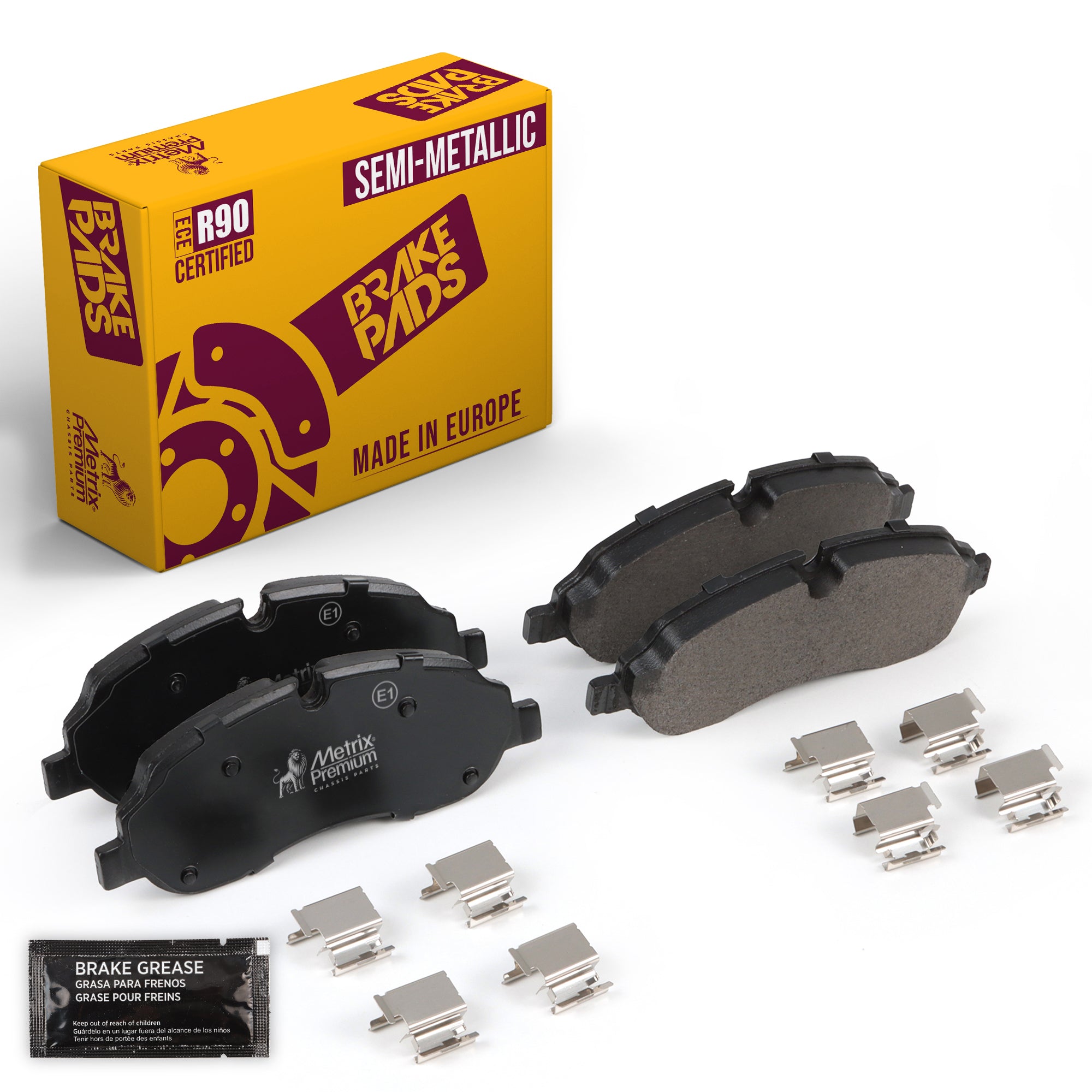 Metrix Premium Front Disc Brake Pad Set 93721MS OEM fit auto parts