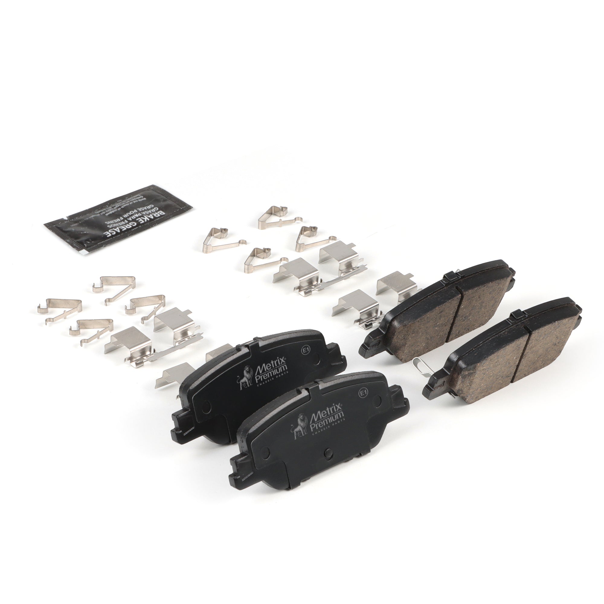 Metrix Premium Rear Disc Brake Pad Set 93726MC OE fit chassis parts