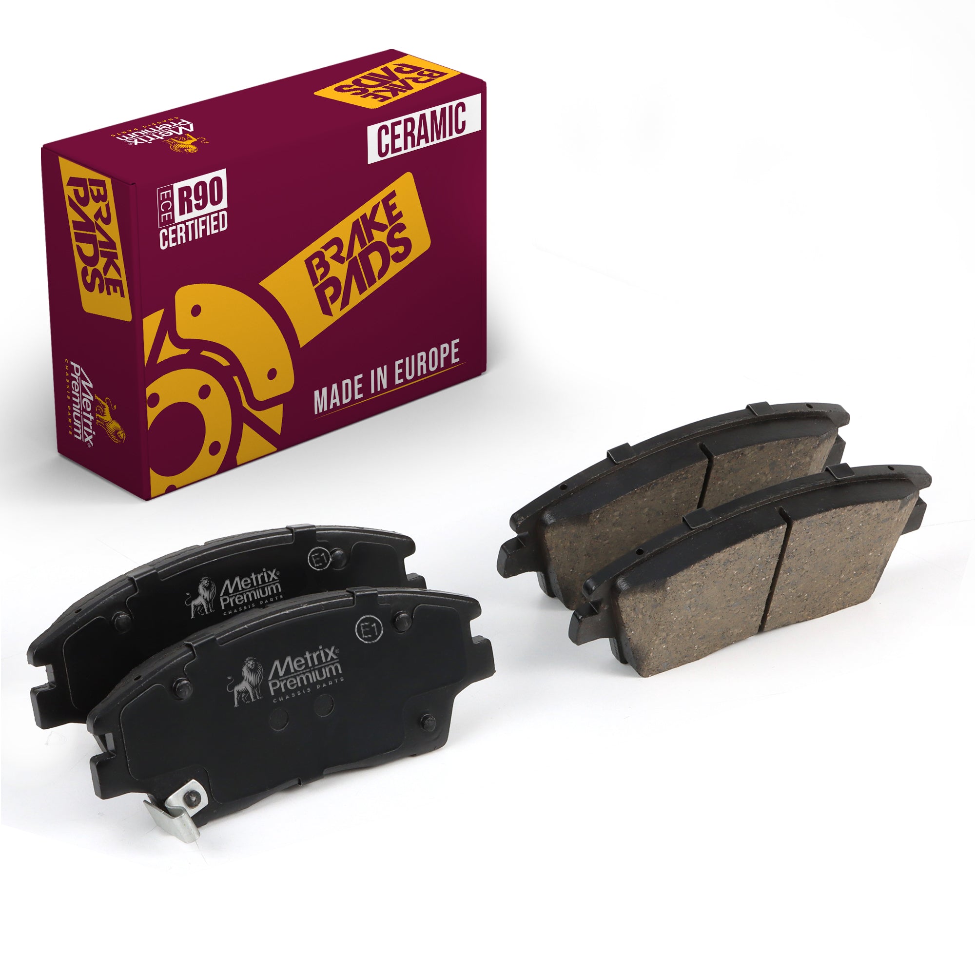 Metrix Premium Front Disc Brake Pad Set 93729MC OEM fit auto parts