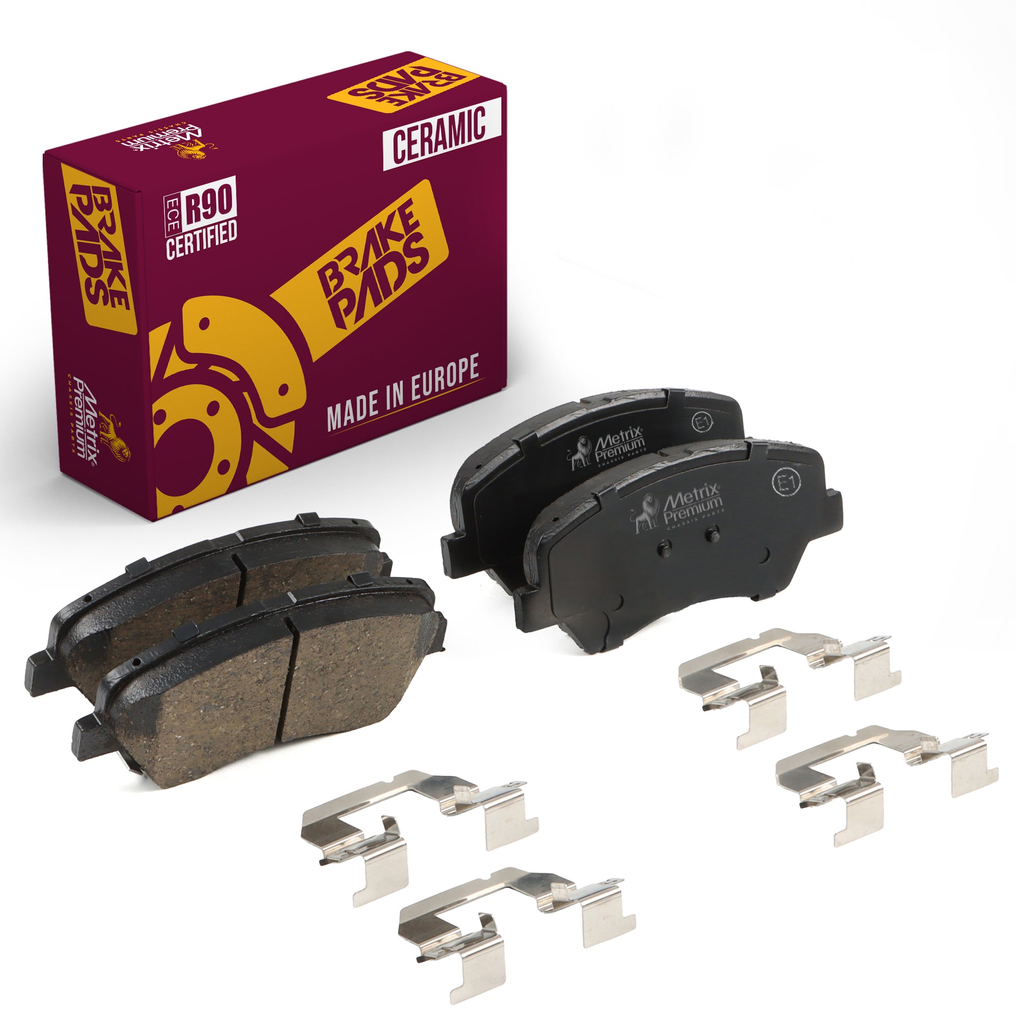 Metrix Premium Front Disc Brake Pad Set 93780MC OEM fit auto parts