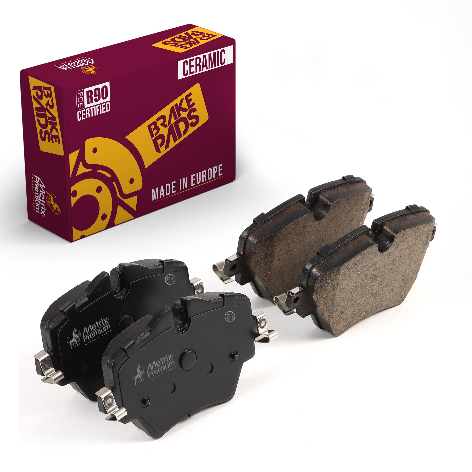 Metrix Premium Front Disc Brake Pad Set 93781MC OEM fit auto parts