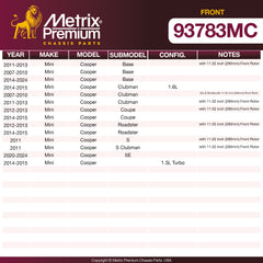 Metrix Premium Front Disc Brake Pad Set 93783MC OEM fit spare parts