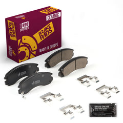 Metrix Premium Chassis Parts Front Disc Brake Pad Set 93790MC OEM fit auto parts