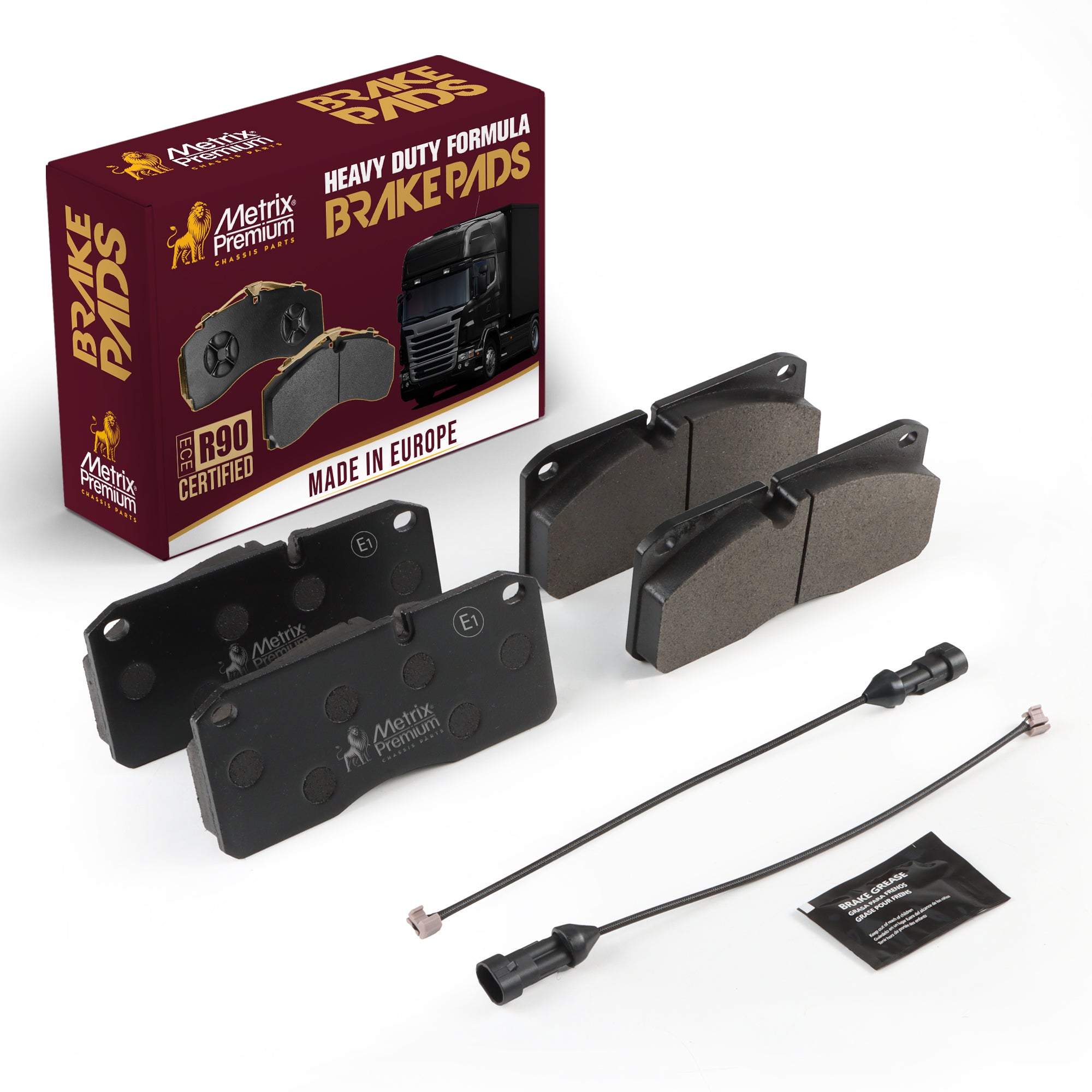 Metrix Premium Chassis Parts Front Disc Brake Pad Set 93800MH OEM fit auto parts