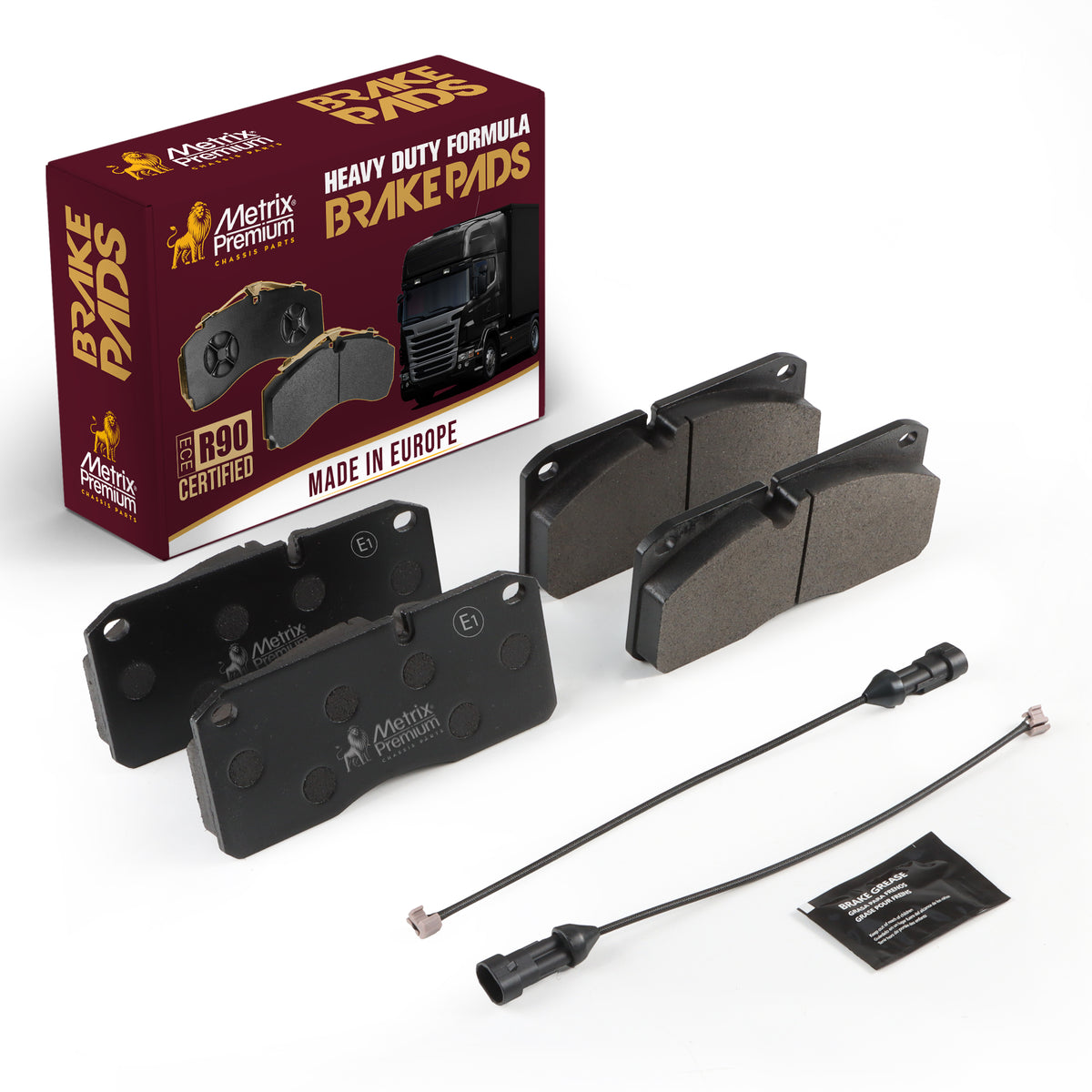 Metrix Premium Chassis Parts Front Disc Brake Pad Set 93800MH OEM fit auto parts
