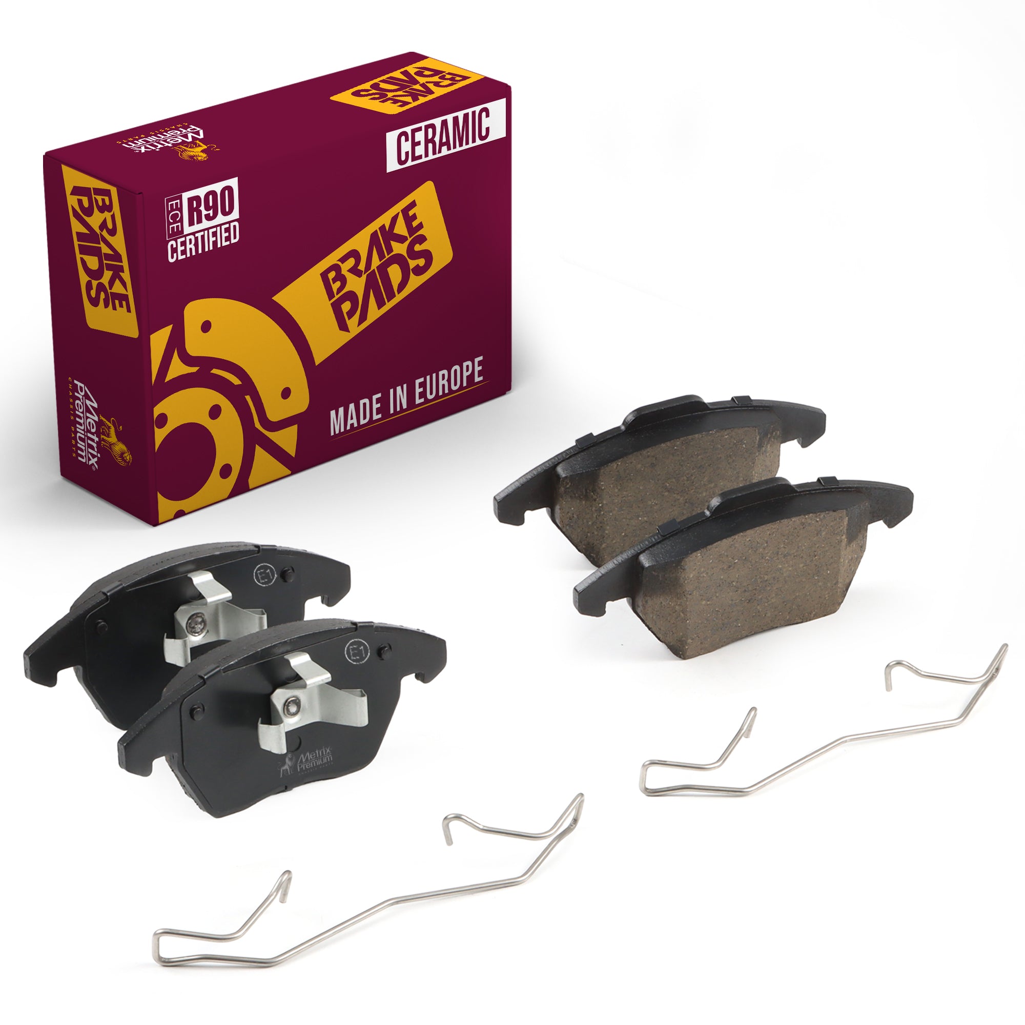 Metrix Premium Front Disc Brake Pad Set 93814MC OEM fit auto parts