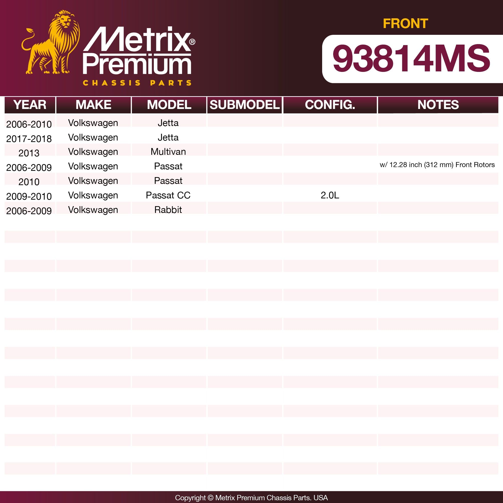 Metrix Premium Chassis Parts https://www.metrixpremium.com/FTP/BrakePAD/BRAKEPADLISTING/03-APRIL2026/93814MS/93814MS01.jpg high quality car parts