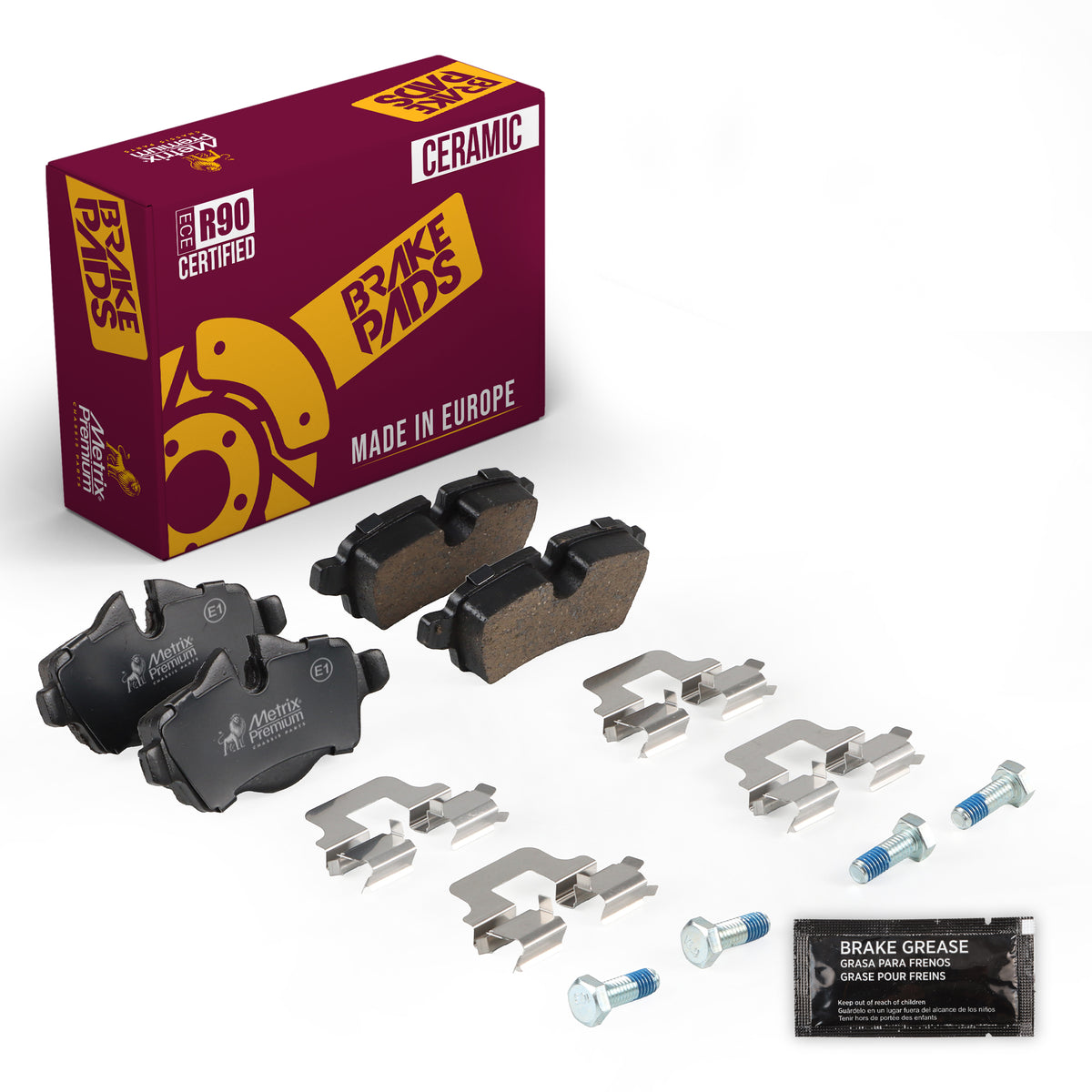 Metrix Premium Chassis Parts Rear Disc Brake Pad Set 93887MC OEM fit auto parts