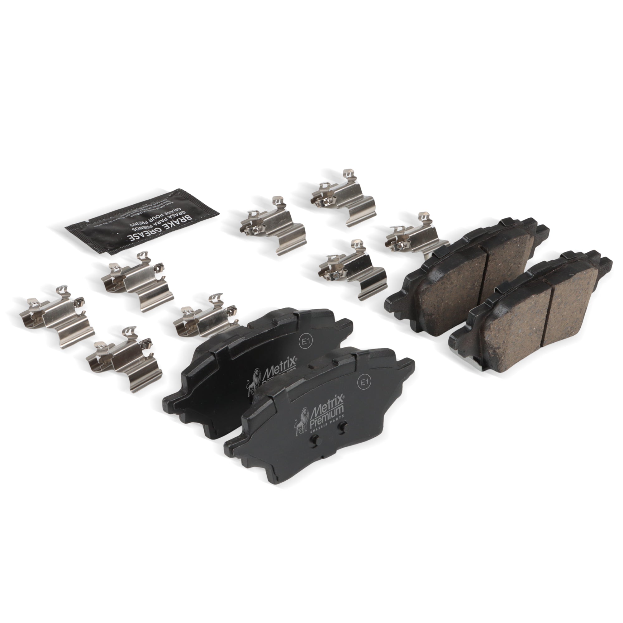 Metrix Premium Rear Disc Brake Pad Set 93916MC OE fit chassis parts