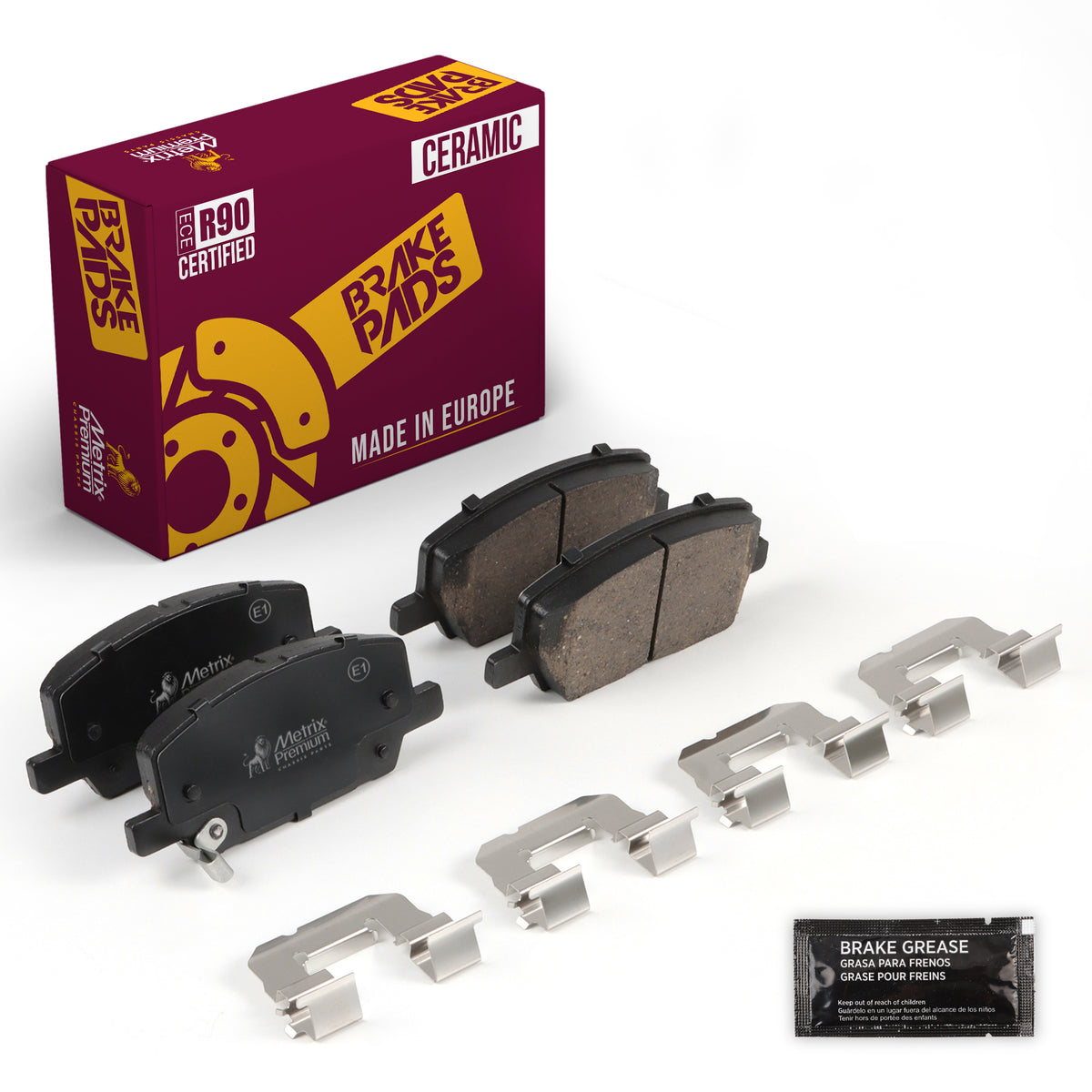 Metrix Premium Front Disc Brake Pad Set 93922MC OEM fit auto parts
