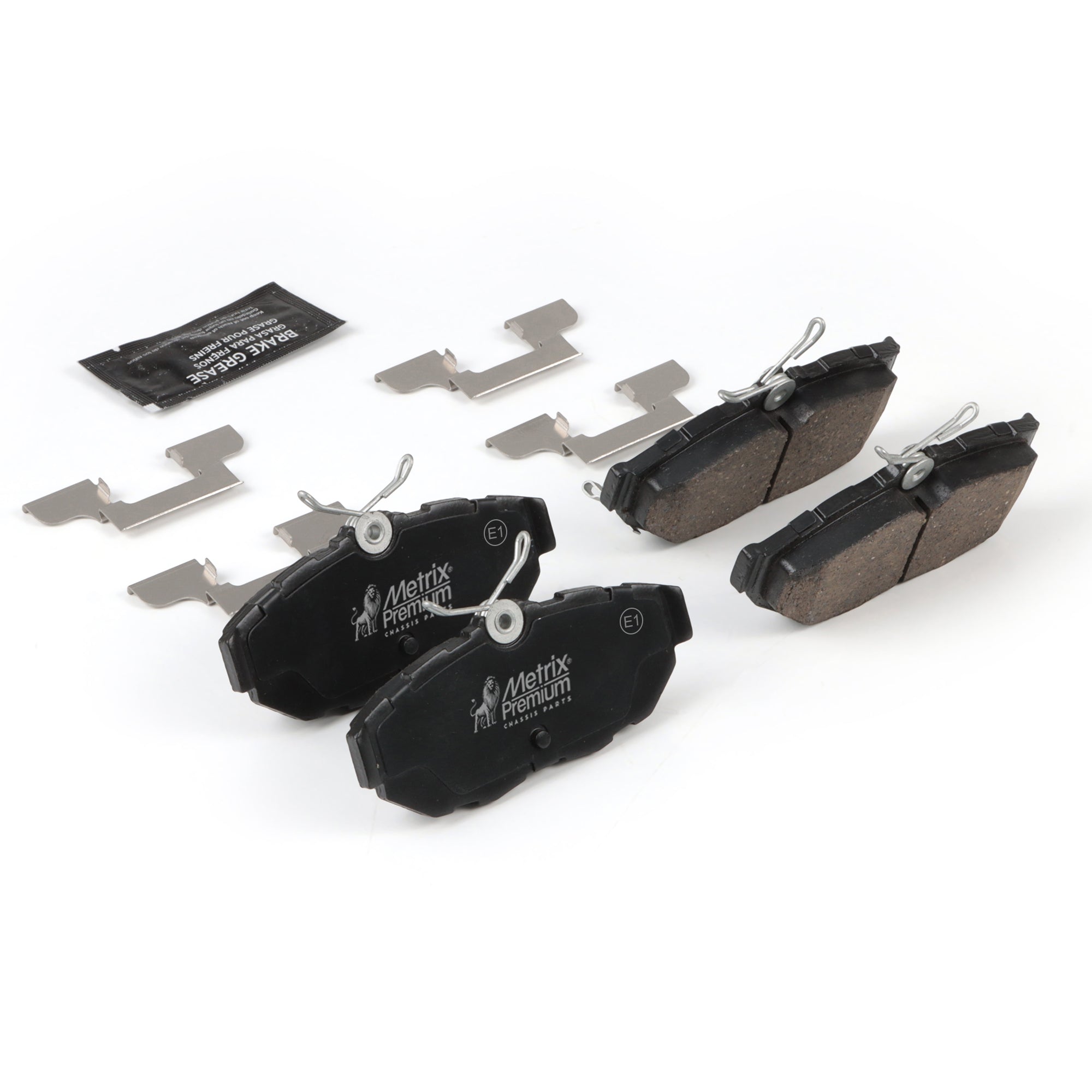 Metrix Premium Rear Disc Brake Pad Set 93937MC OE fit chassis parts